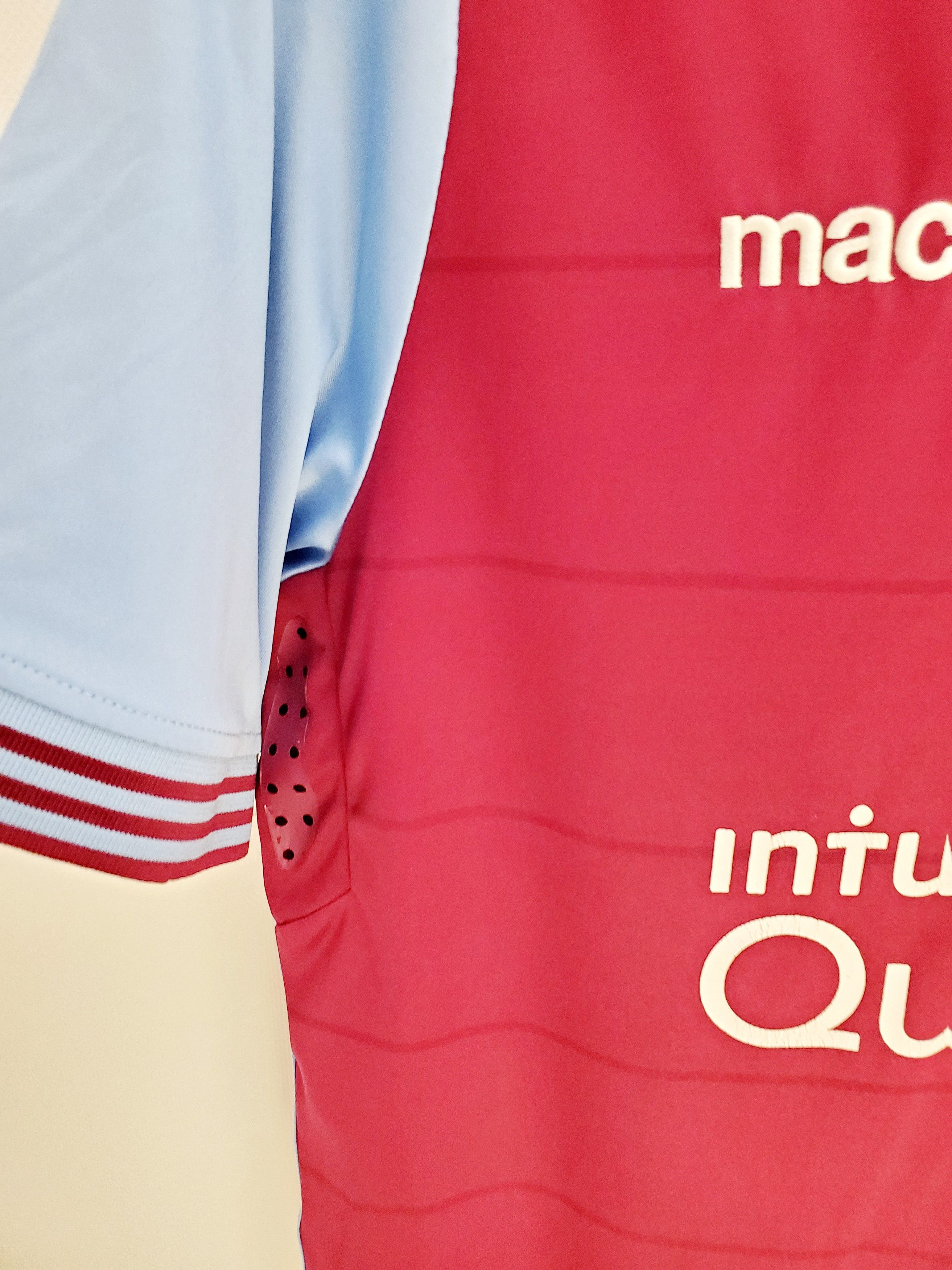 Macron ASTON VILLA 2015/2016 HOME FOOTBALL SOCCER JERSE S perfect Size US S / EU 44-46 / 1 - 3 Thumbnail