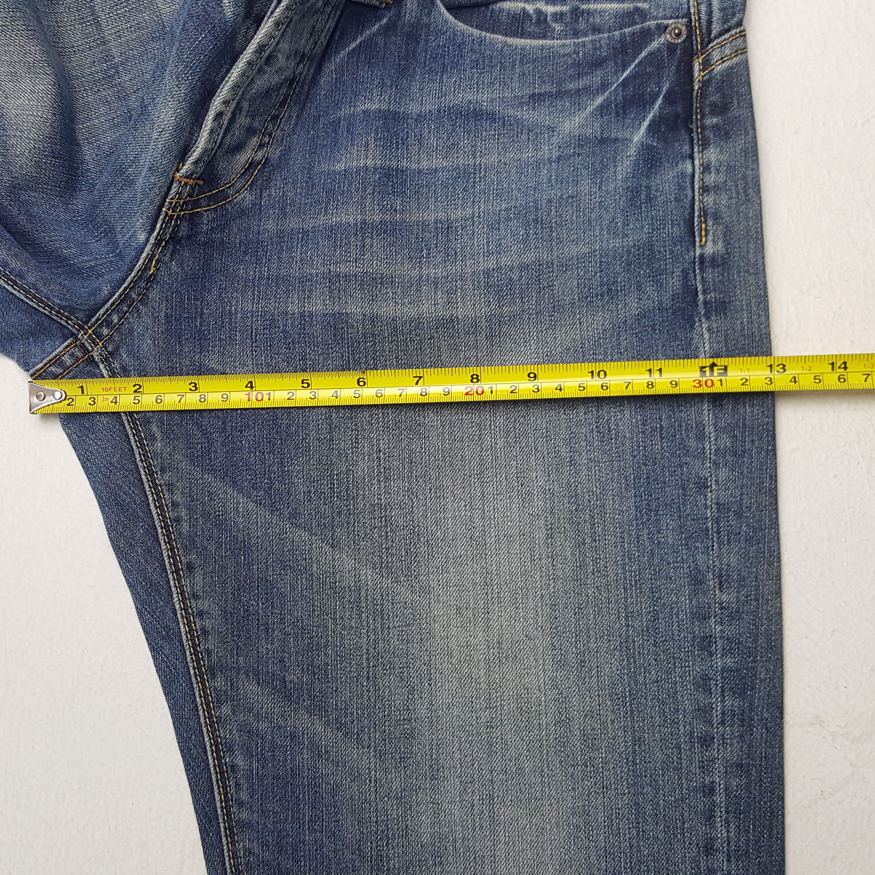 Ed Hardy × Vintage Vintage Ed Hardy USA Custom Art Big Logo Denim Jeans Size US 32 / EU 48 - 9 Thumbnail