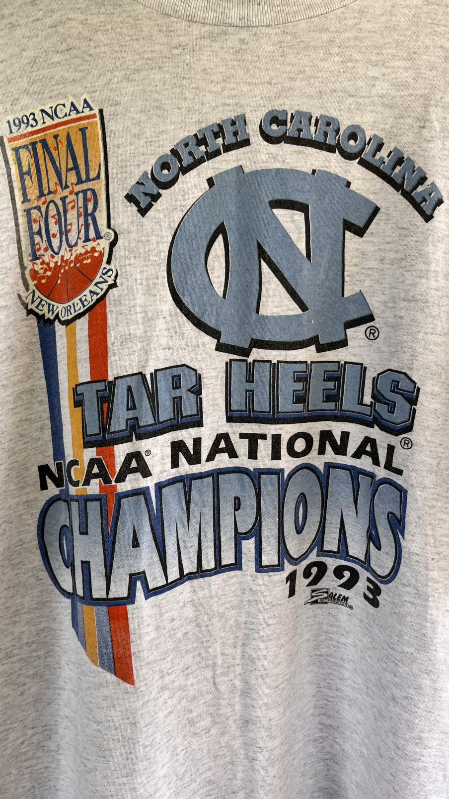Salem Sportswear Vintage Tee NCAA North Carolina Size US XL / EU 56 / 4 - 2 Thumbnail