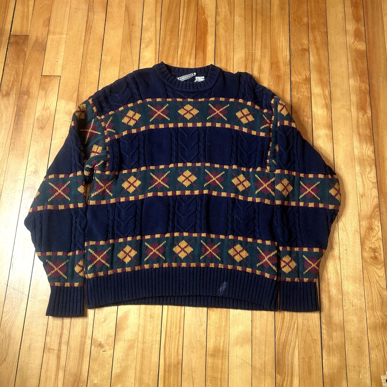 Liz Claiborne Y2K Claiborne Knit Sweater Medium Size US M / EU 48-50 / 2 - 1 Thumbnail