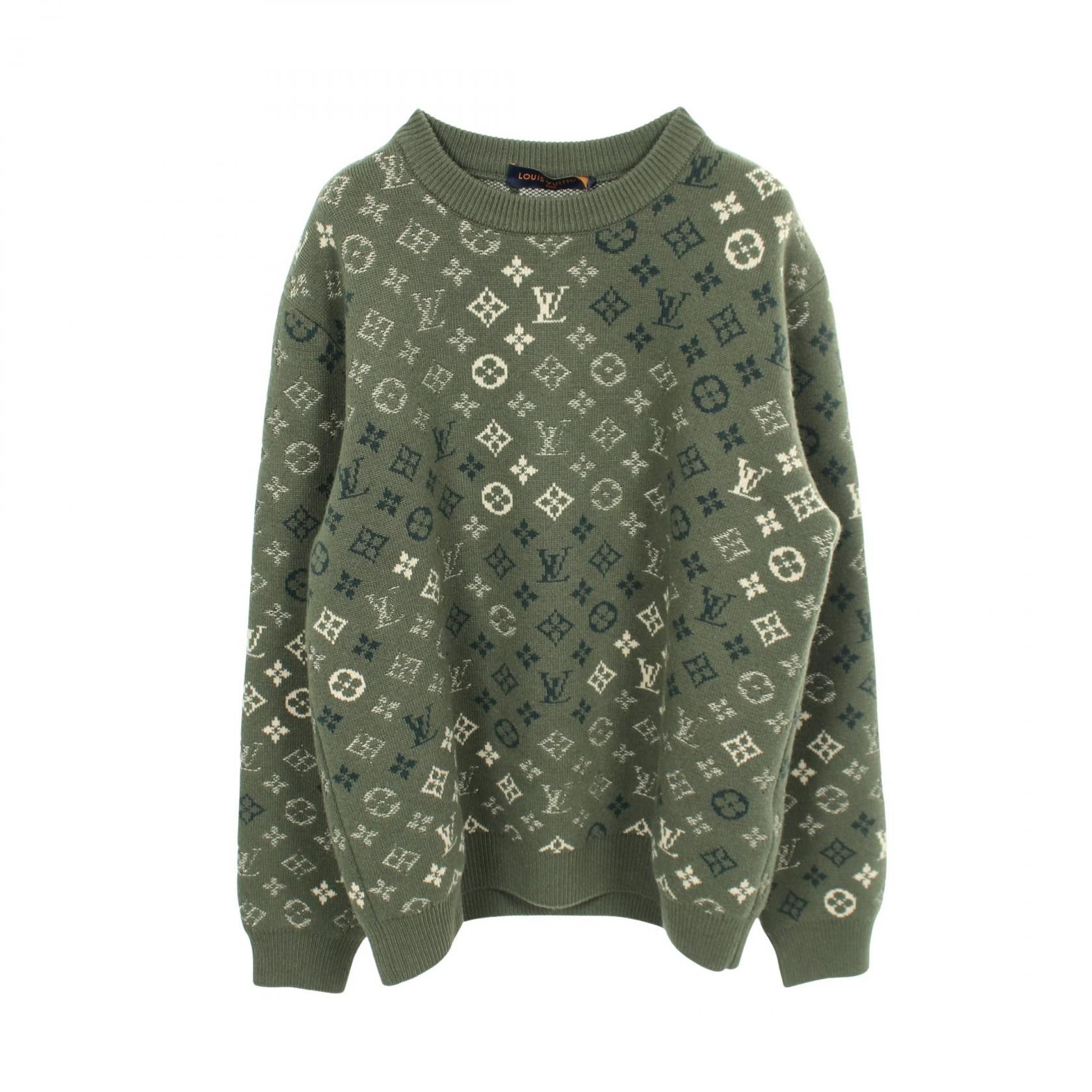 Louis Vuitton Louis Vuitton Louis Vuitton Monogram Wool Cashmere Knit Top Textile Tops DUTY FREE for USA Size ONE SIZE - 1 Thumbnail