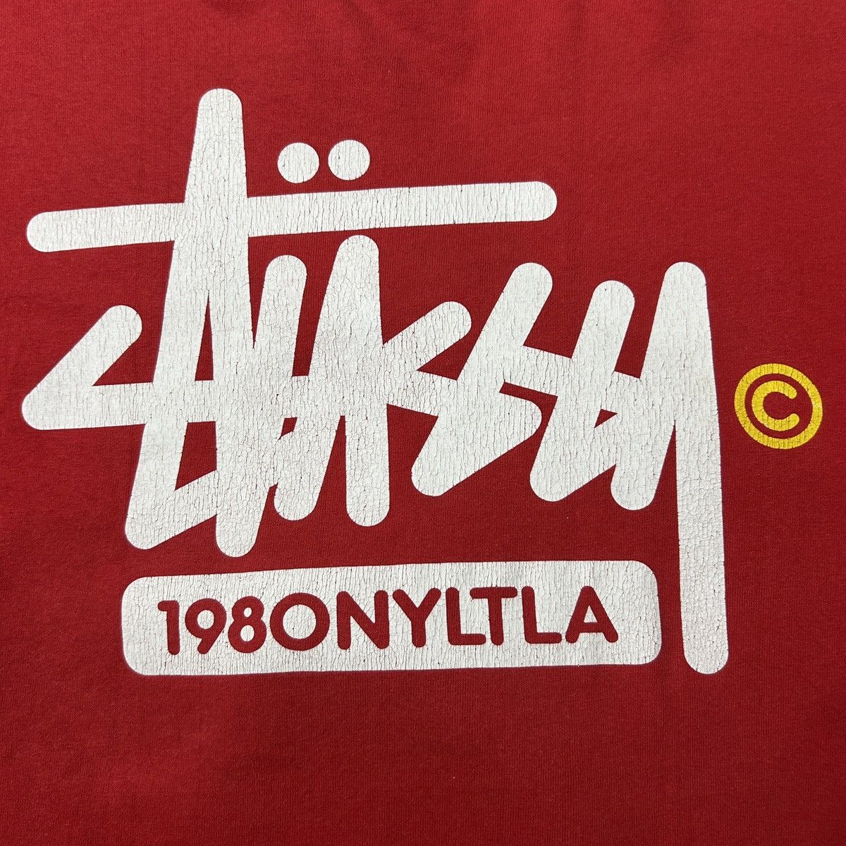 Stussy × Vintage Vintage Stussy 1980NYLTLA T-Shirt Size US S / EU 44-46 / 1 - 4 Thumbnail