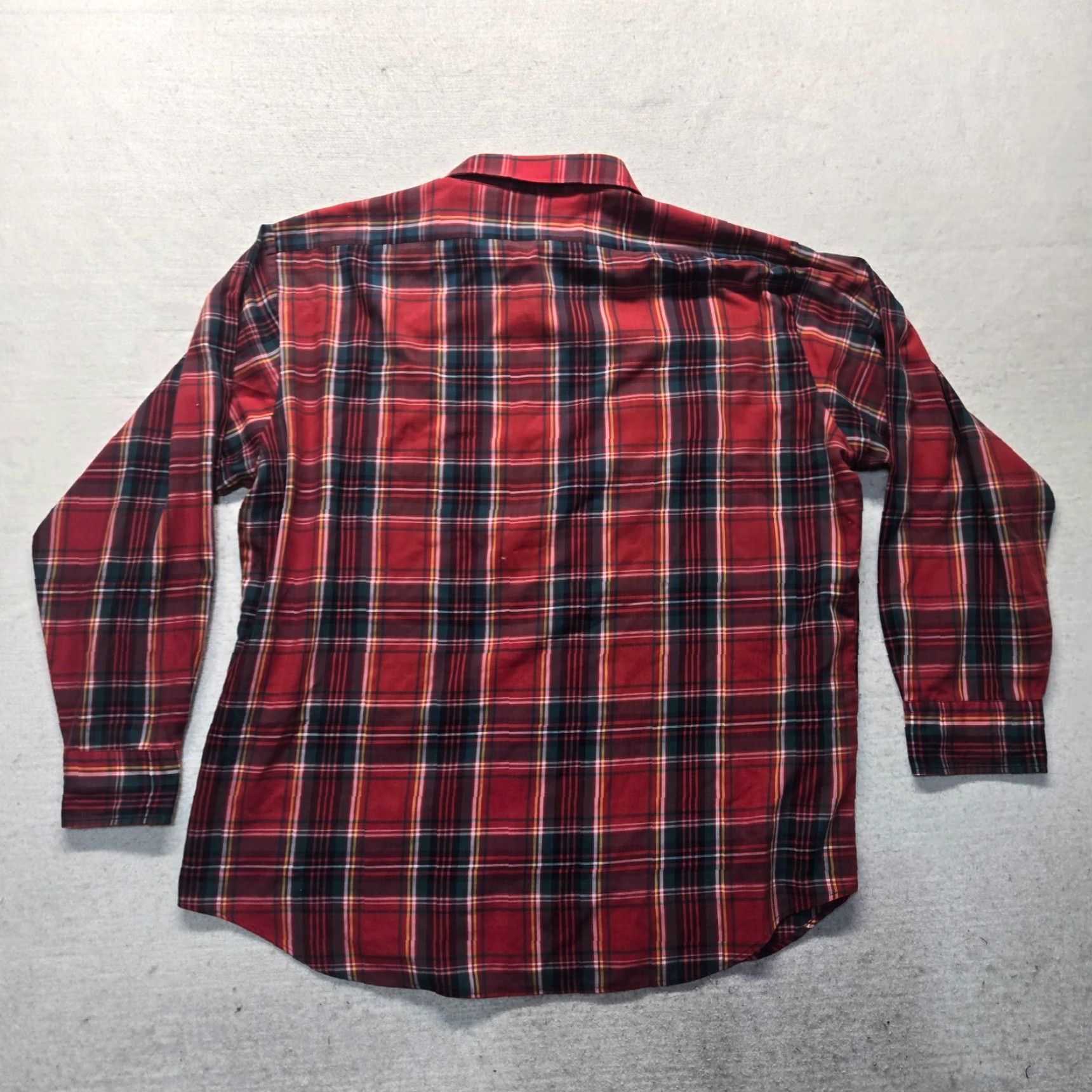 Vintage VINTAGE Steeplechase Shirt Red Plaid Button-Up Long Sleeve XL Mens Adult XL Size US XL / EU 56 / 4 - 7 Thumbnail