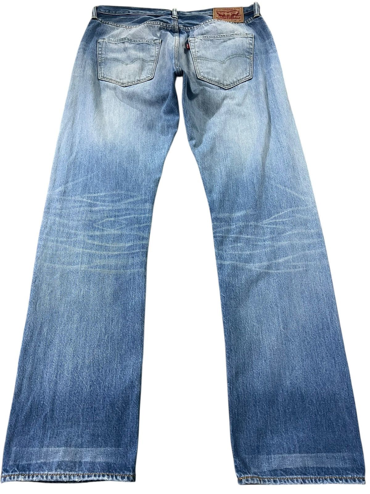 Levi's Vintage Levis 501 Distress Stone Wash Jean Size US 34 / EU 50 - 2 Thumbnail