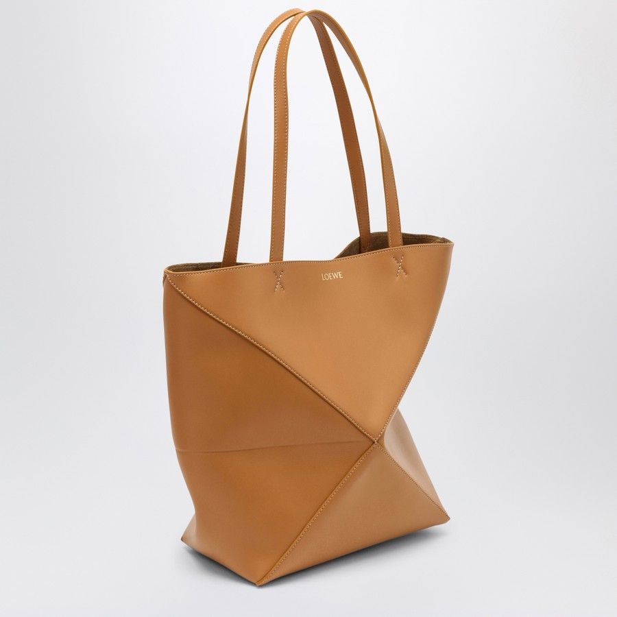 Loewe o1d2blof0824 Size: OS / Puzzle Fold Tote Desert Bag in Camel Size ONE SIZE - 2 Thumbnail