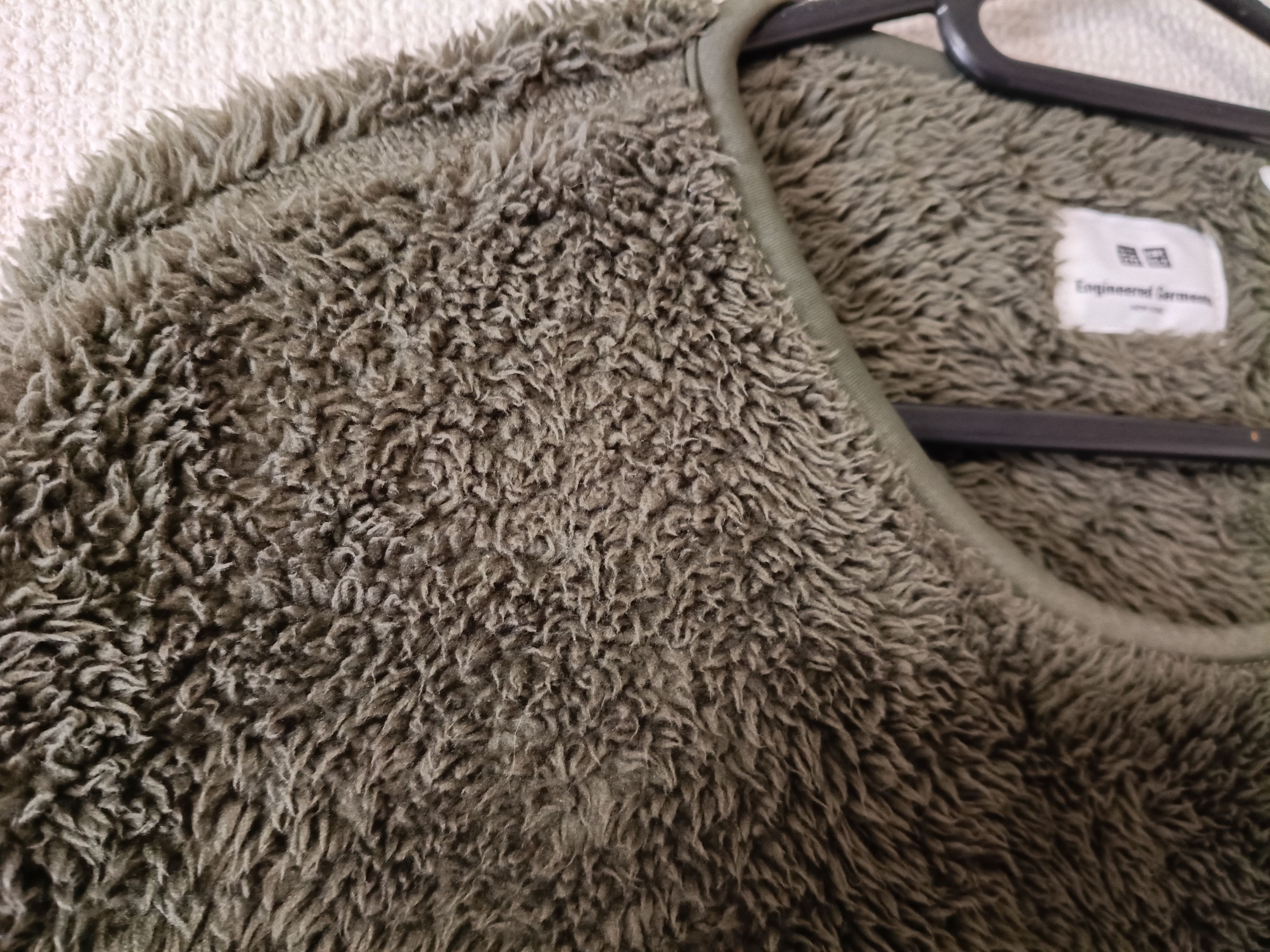 Engineered Garments UNIQLO x Engineered Garments Olive Fleece Pullover XL Size US XL / EU 56 / 4 - 4 Thumbnail