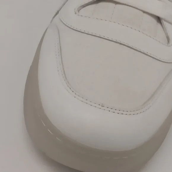 Jimmy Choo Jimmy Choo Men's White Florent Low-Top Sneakers - EU43/US10 Size US 10 / EU 43 - 9 Thumbnail