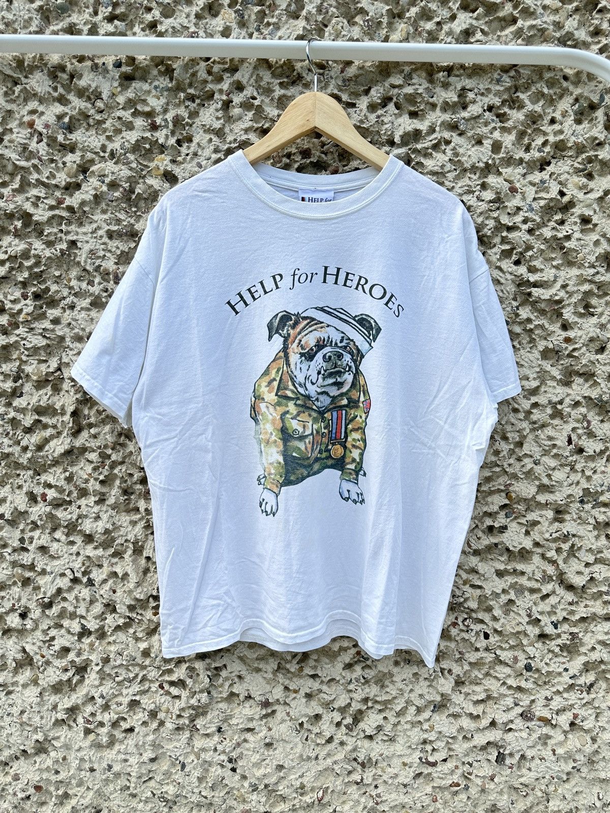 Vintage Vintage Help for heroes dog puppy tee Size US XL / EU 56 / 4 - 1 Thumbnail