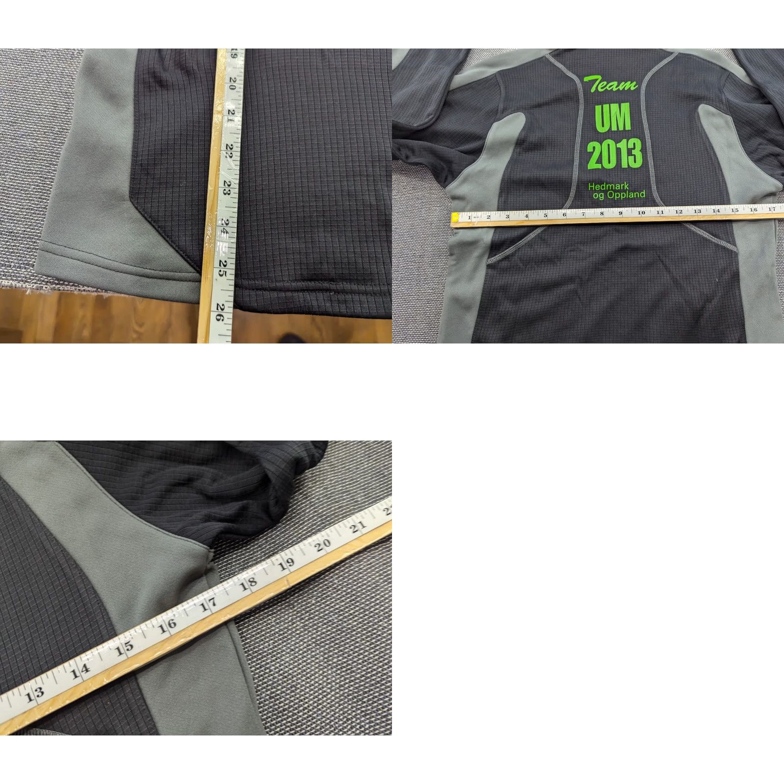 Layer 8 CRAFT Mens Ski Top 1/4 Zip Gray Fleece Mid Layer Jacket Small Mens Regular Size S Athletic Fit Quick Dry 100% Polyester Sports Size US S / EU 44-46 / 1 - 8 Thumbnail