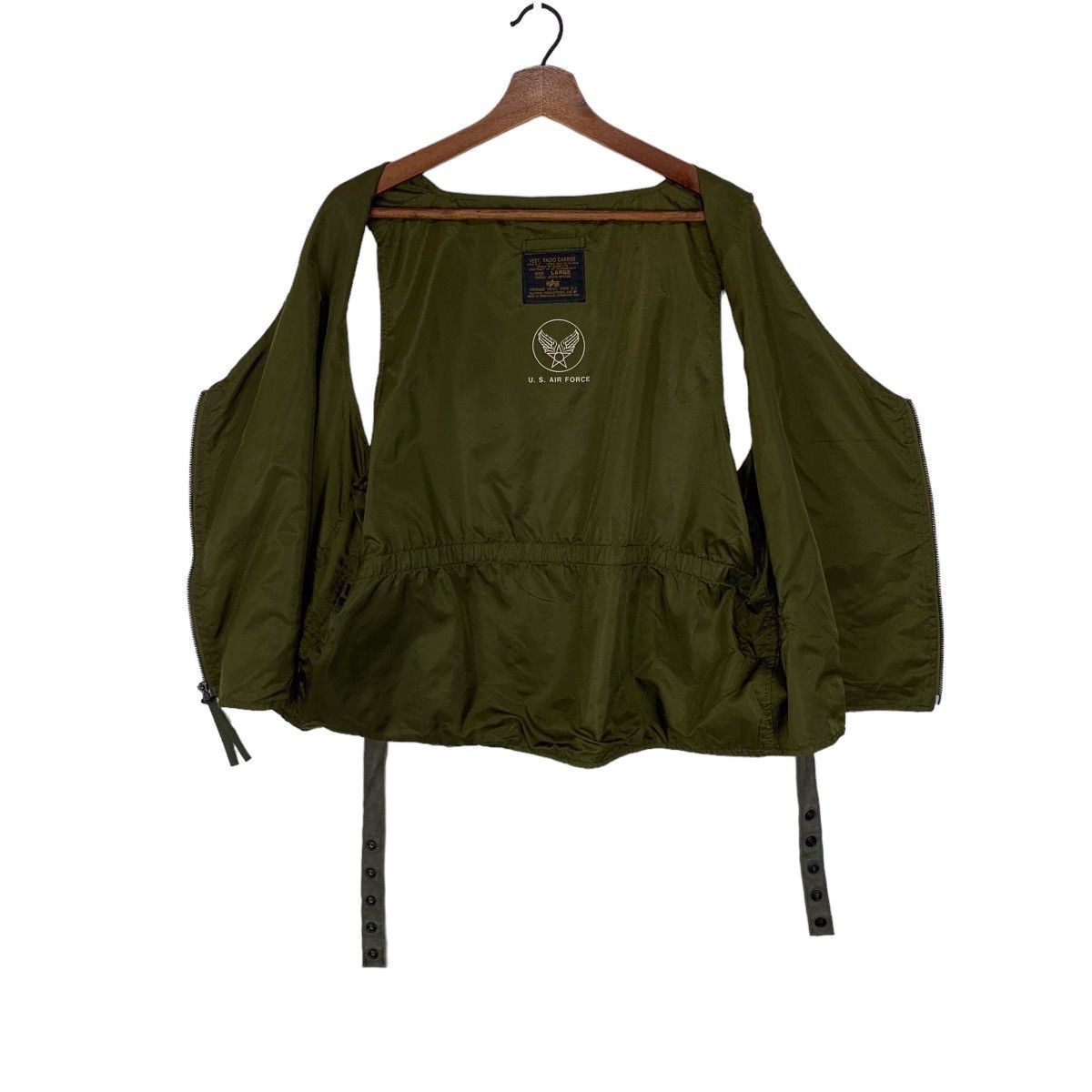 Alpha Industries × Vintage Vintage Alpha Industries Radio Carrier Vest Size US L / EU 52-54 / 3 - 6 Thumbnail