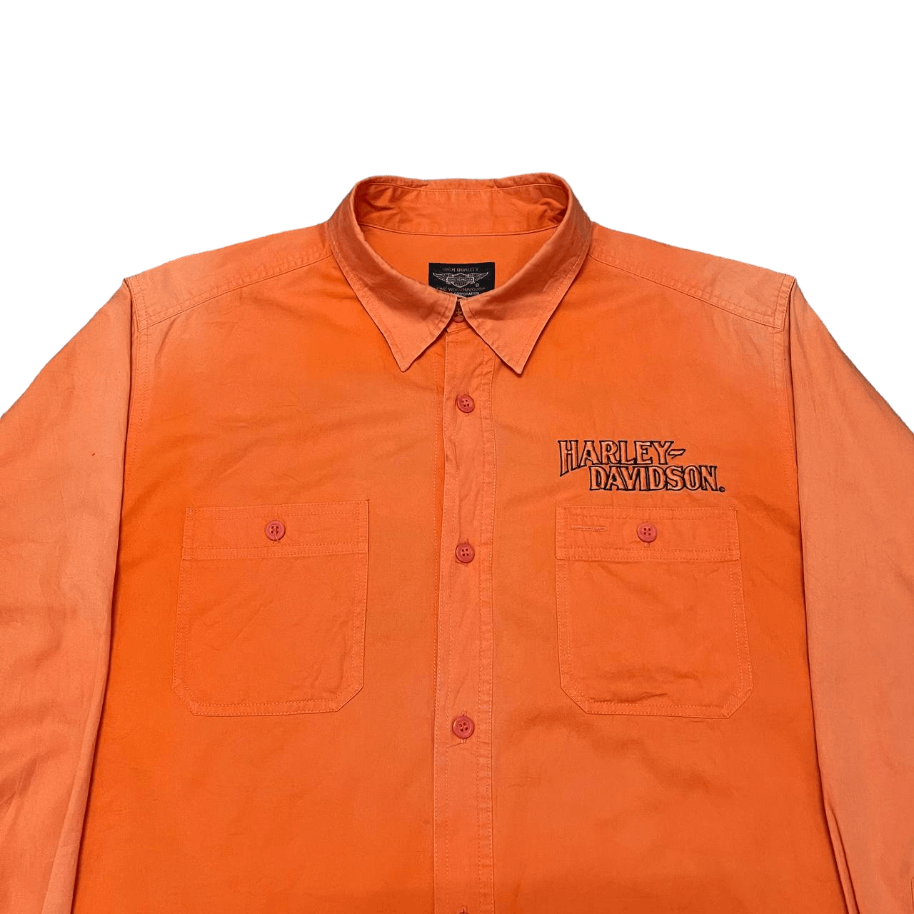 Harley Davidson Vintage Harley Davidson Motorcycle Embroidery Button Up Size US M / EU 48-50 / 2 - 4 Thumbnail