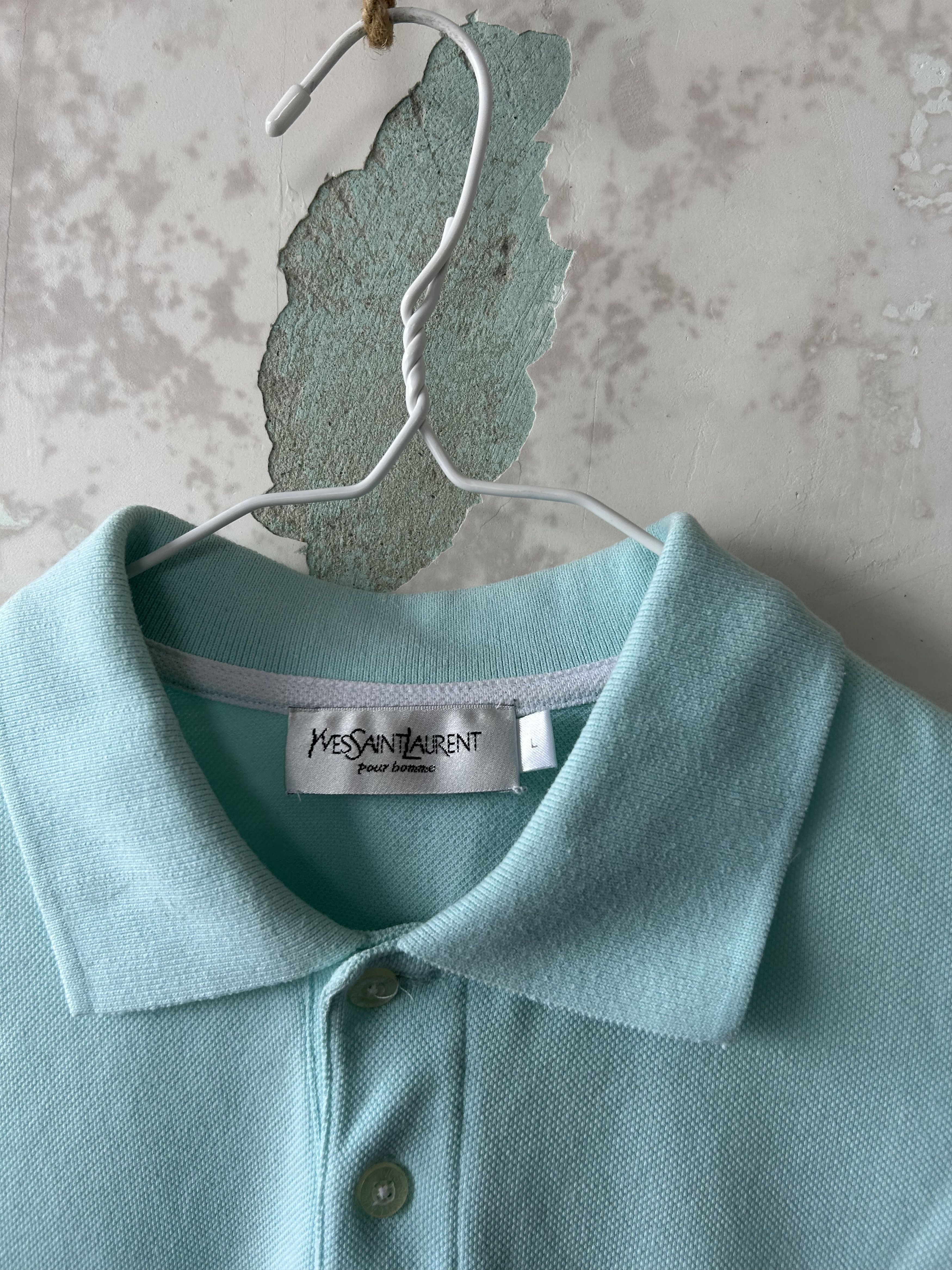 Yves Saint Laurent Vintage Yves Saint Laurent YSL Polo Shirt T-Shirt Tee Size US L / EU 52-54 / 3 - 5 Thumbnail