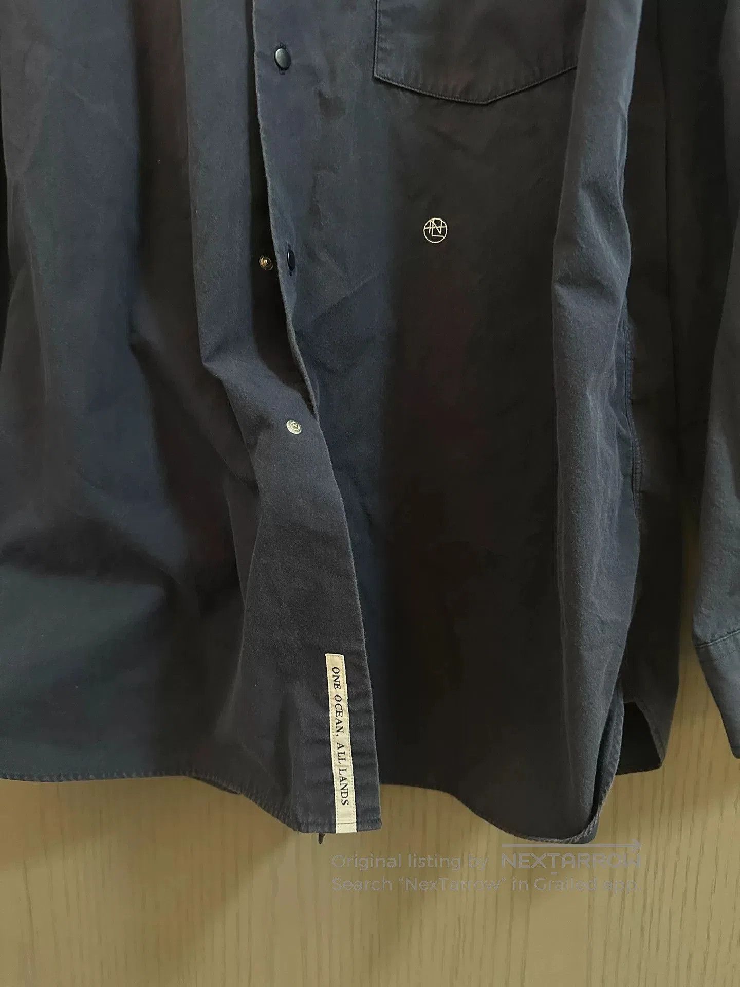 Nanamica NANAMICA Regular Collar Wind Shirt. Size US M / EU 48-50 / 2 - 3 Thumbnail