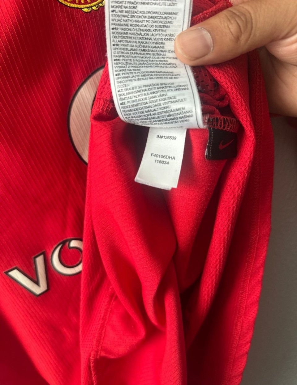 Nike × Vintage Nike Manchester United soccer jersey Size US XL / EU 56 / 4 - 4 Thumbnail