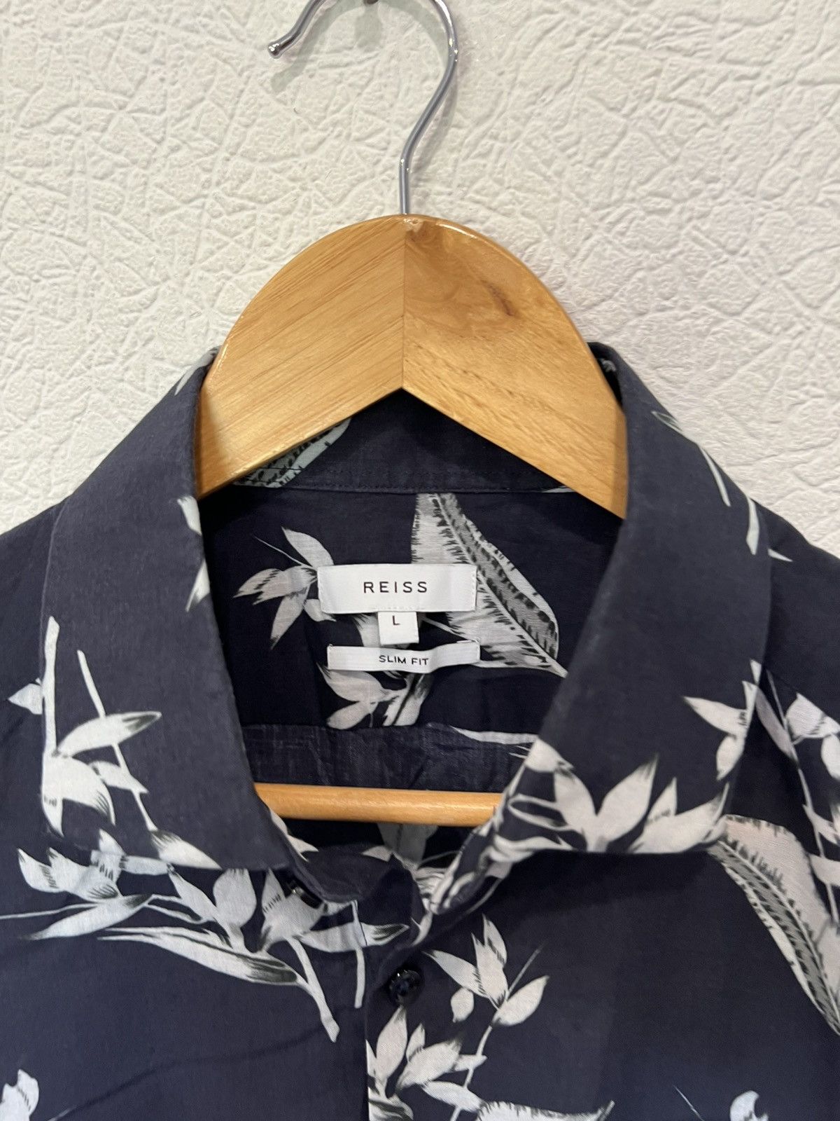 Reiss Reiss Classic Button Up Shirt Flowers Size US L / EU 52-54 / 3 - 3 Thumbnail