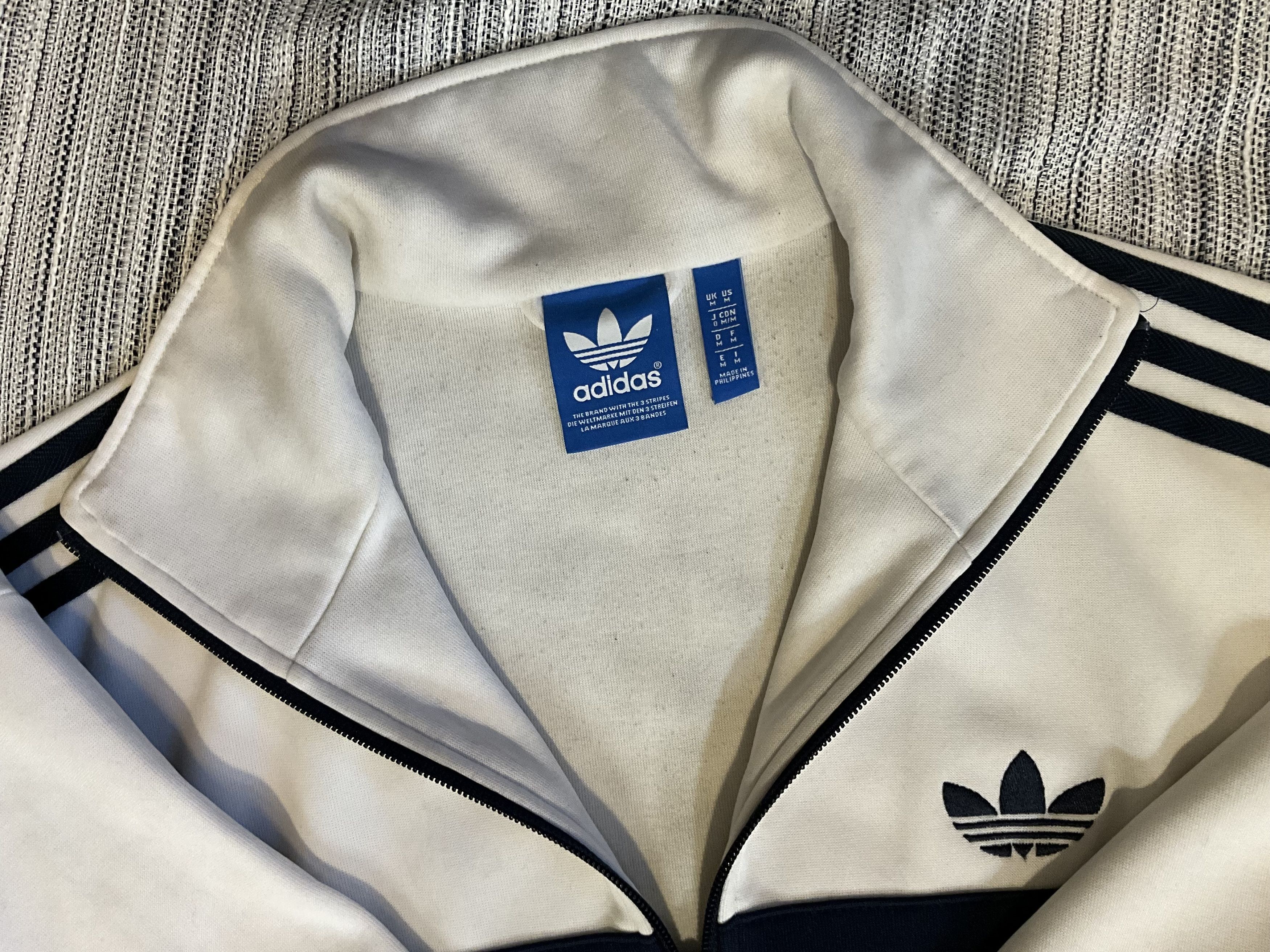 Adidas Adidas Originals Trefoil Track Jacket Navy/Cream – Medium Size US M / EU 48-50 / 2 - 4 Thumbnail