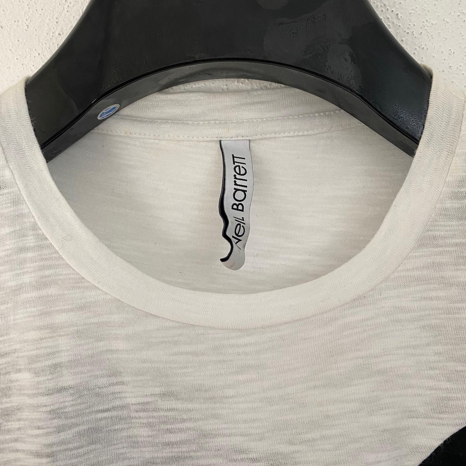 Neil Barrett Black and White Colourblock T-Shirt Size US S / EU 44-46 / 1 - 2 Thumbnail