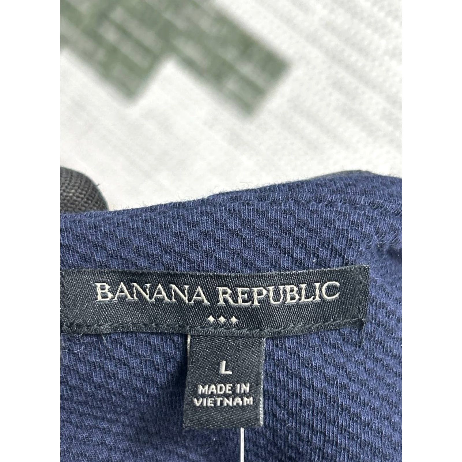 Banana Republic Banana Republic Pique Knit Jacket Womens Blue Large Semi Fitted Open Front New Jacket Size L / US 10 / IT 46 - 4 Thumbnail