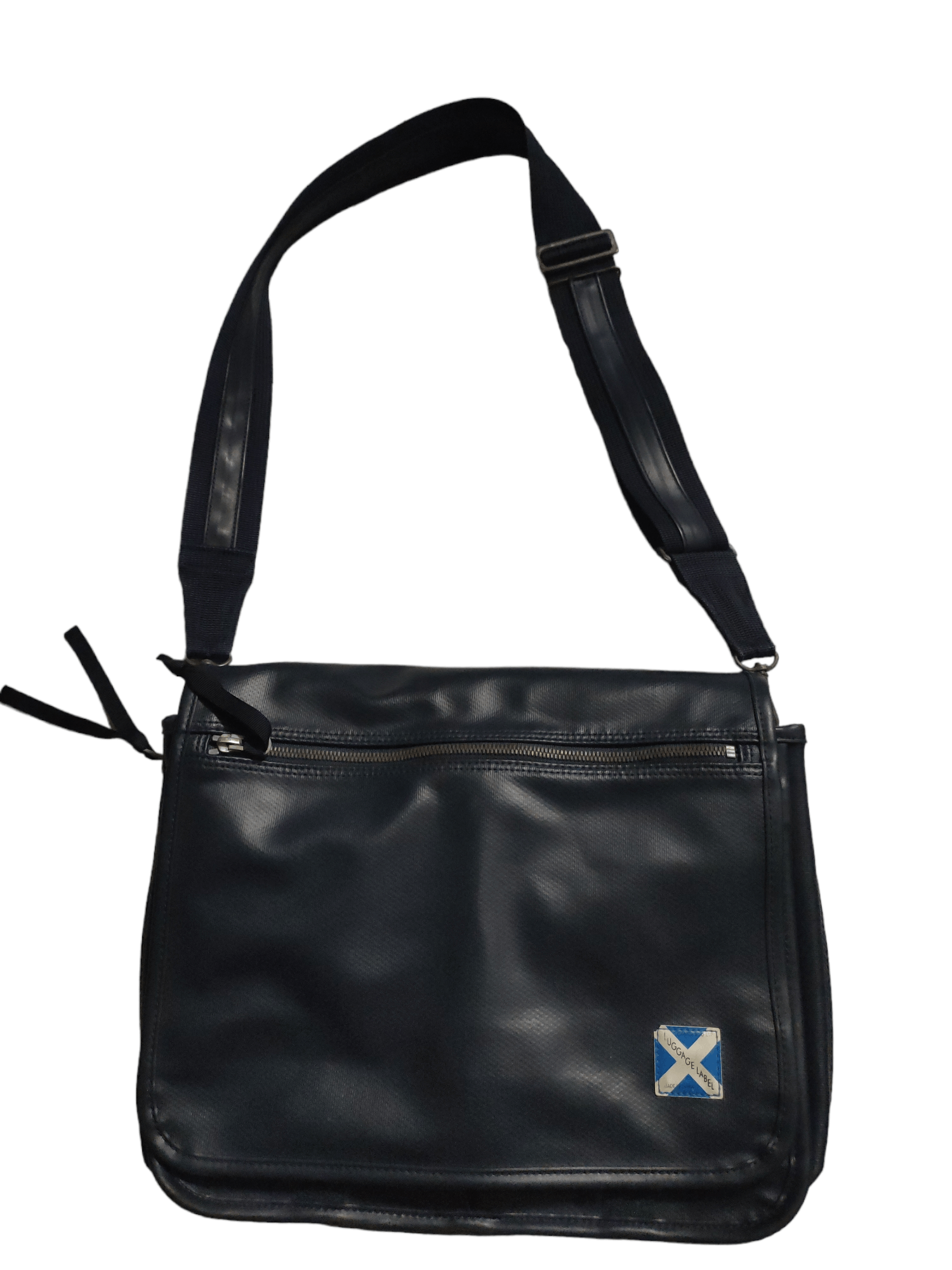 Japanese Brand Sling Bag Luggage Label x Porter x Blue Navy Size ONE SIZE - 1 Thumbnail