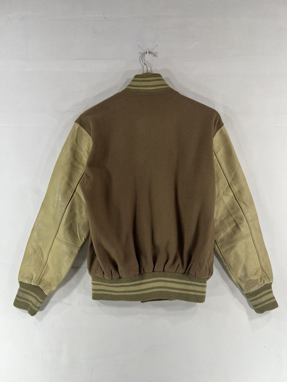 J. Press Leather Varsity J Press Streetwear bomber jacket Size US M / EU 48-50 / 2 - 2 Thumbnail