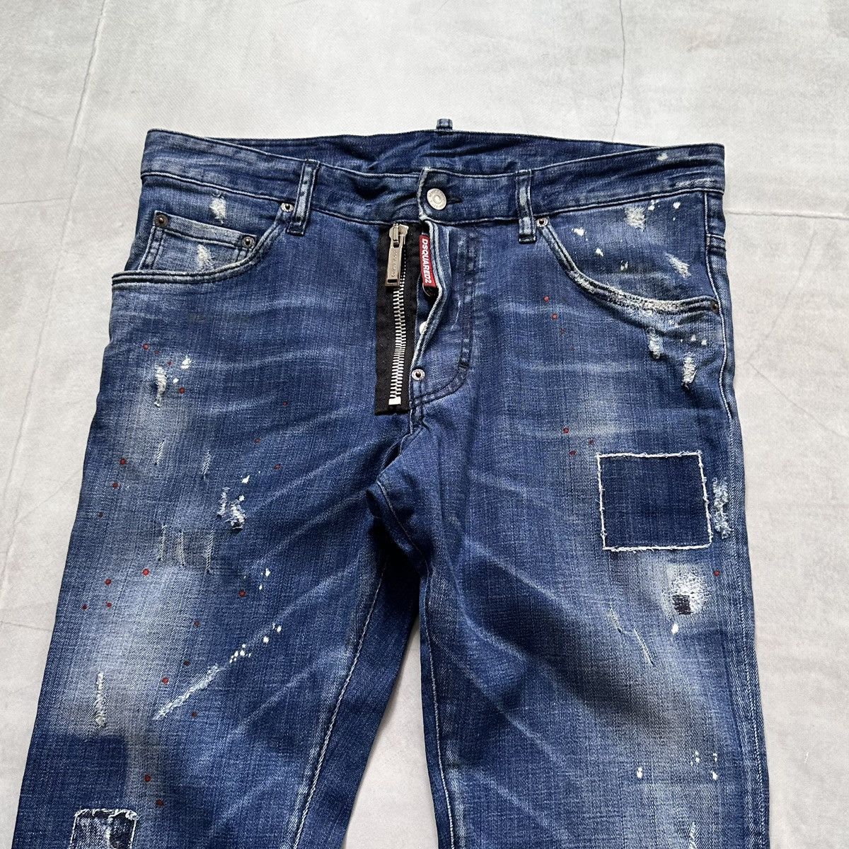 Dsquared2 Dsquared2 Splashed Painted Skater Jeans Galliano Vibe Size US 34 / EU 50 - 2 Thumbnail