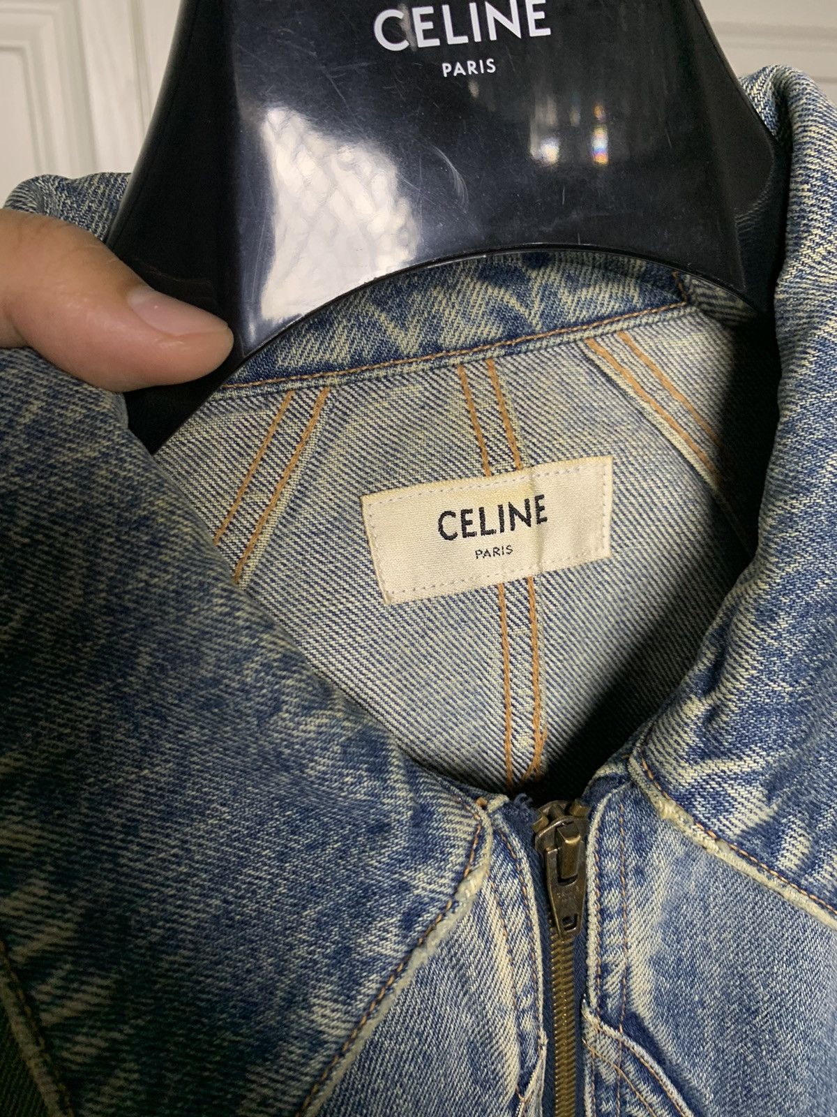 Celine Celine 2020SS Union Wash Denim jacket Size US S / EU 44-46 / 1 - 5 Thumbnail