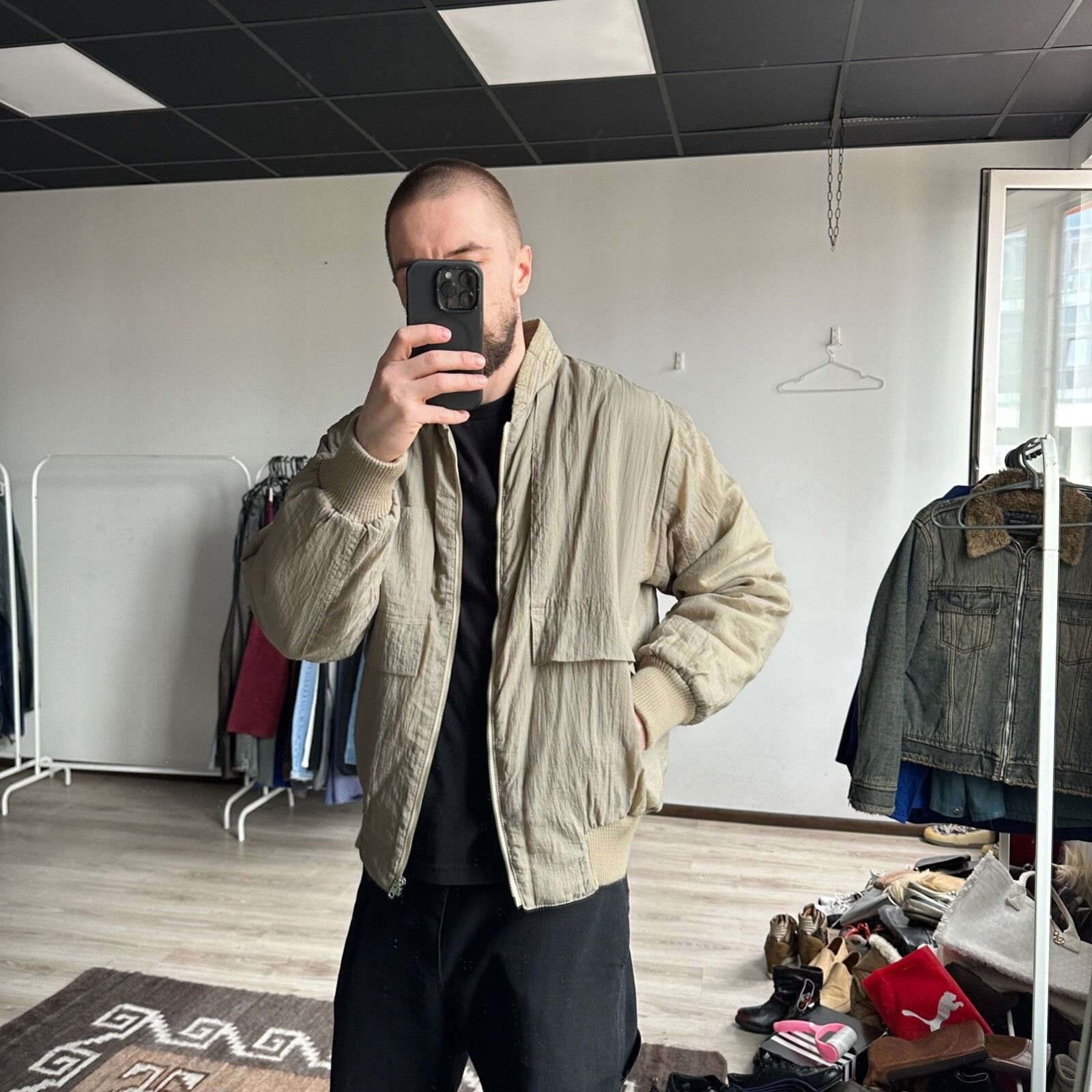 Levi's Levi's Vintage Crinkle Nylon Bomber Jacket 8628AC Size US M / EU 48-50 / 2 - 1 Thumbnail