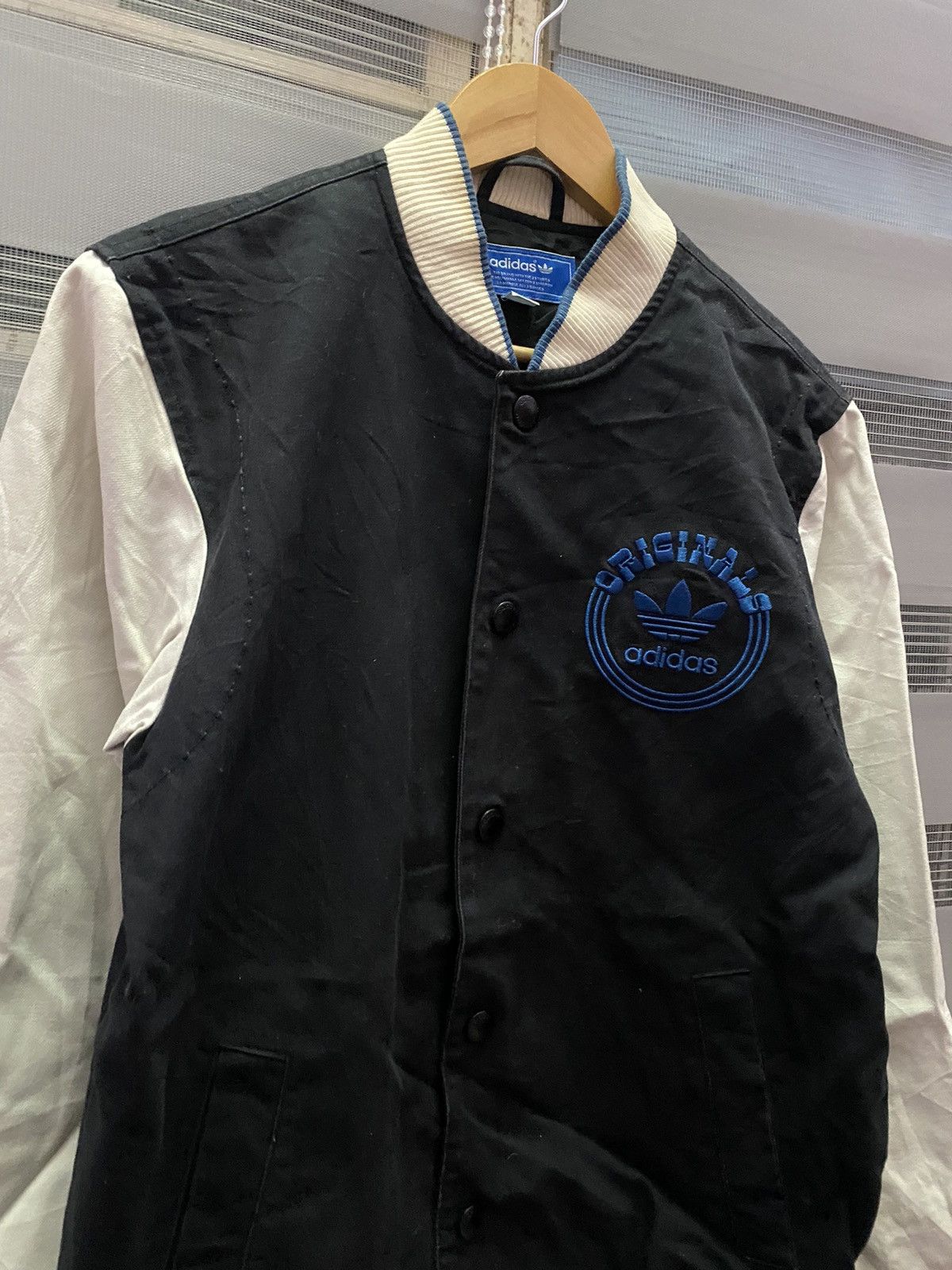 Adidas Vintage Y2K Adidas Trefoil Varsity Jacket Size US M / EU 48-50 / 2 - 2 Thumbnail