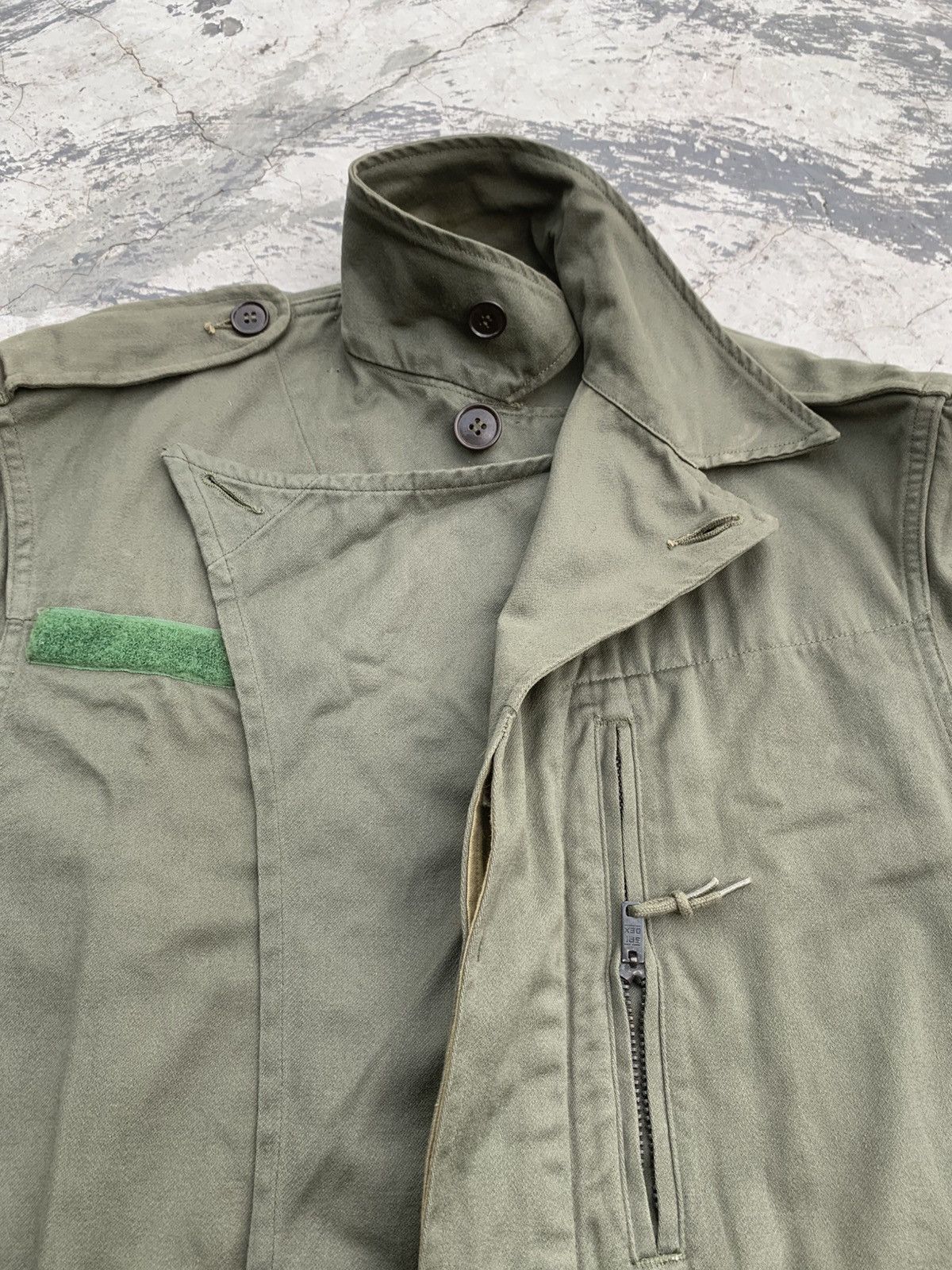 Vintage Vintage WW 2 1967 France 🇫🇷 Military Jacket Canvas Size US L / EU 52-54 / 3 - 4 Thumbnail