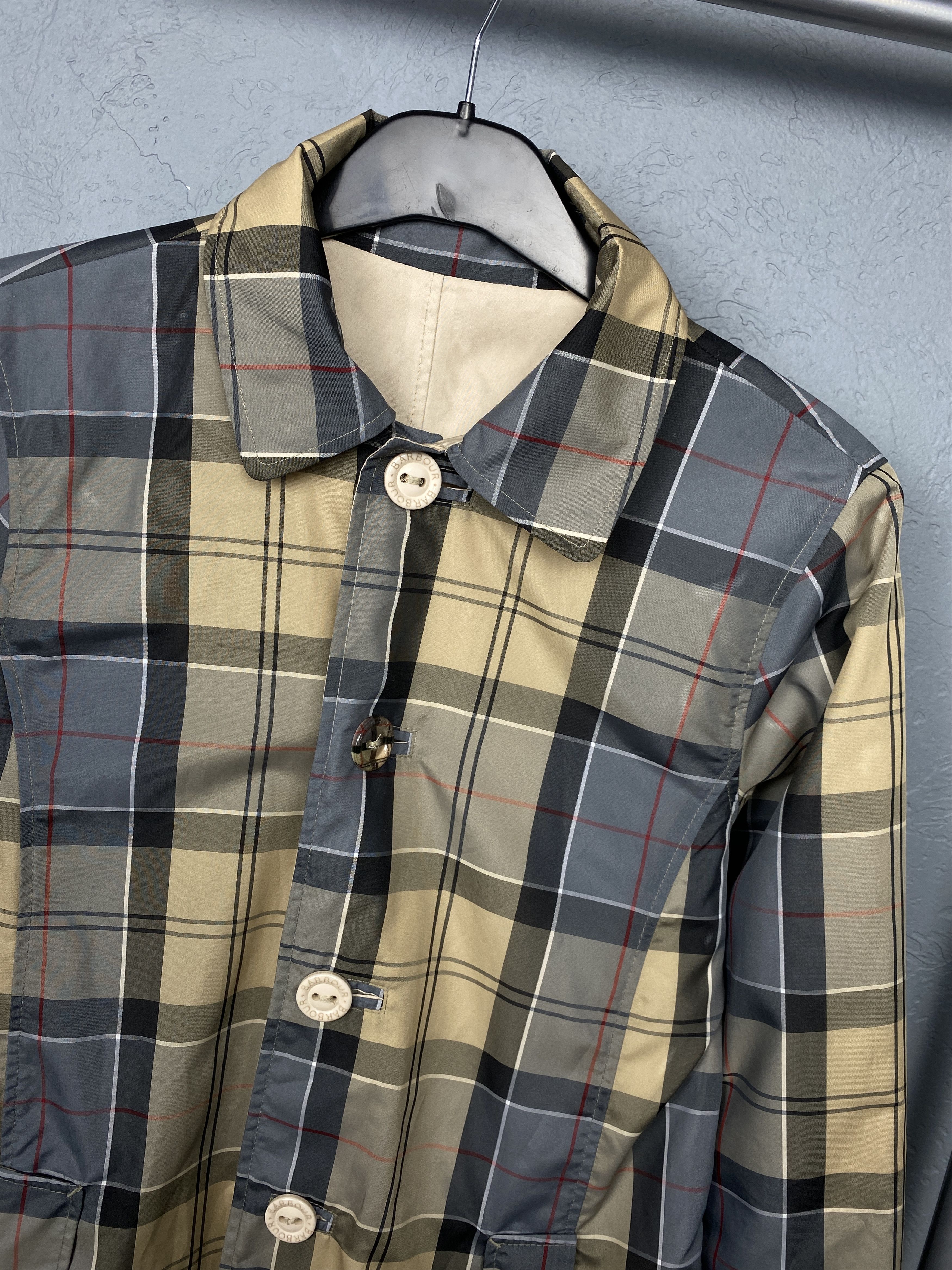 Barbour Barbour Tartan Womens Reversible Derby Mac Jacket Trench Size M / US 6-8 / IT 42-44 - 2 Thumbnail