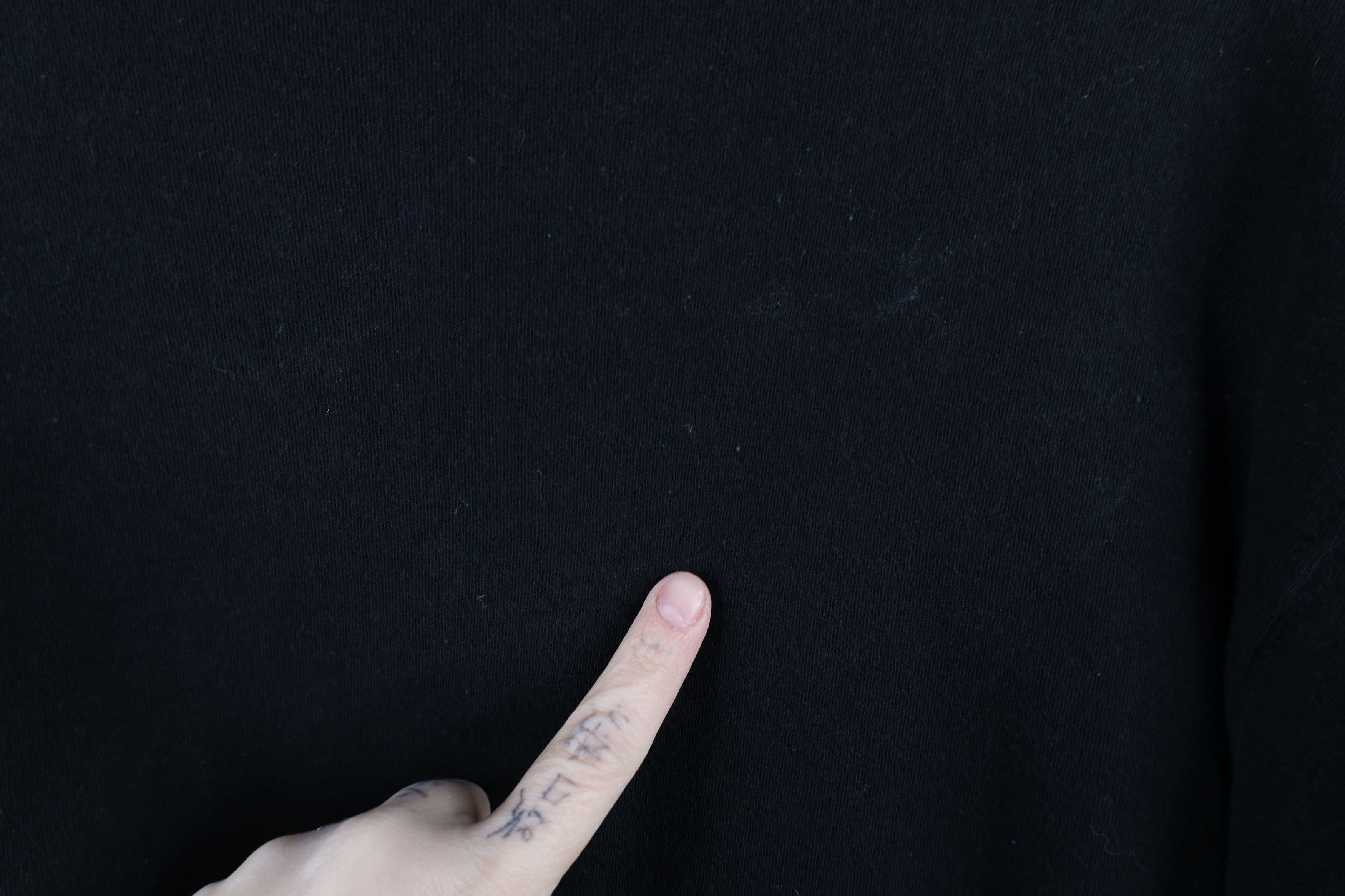 Vintage Vintage 90s Streetwear Blank Turtleneck T-Shirt Black Cotton Size US M / EU 48-50 / 2 - 9 Thumbnail