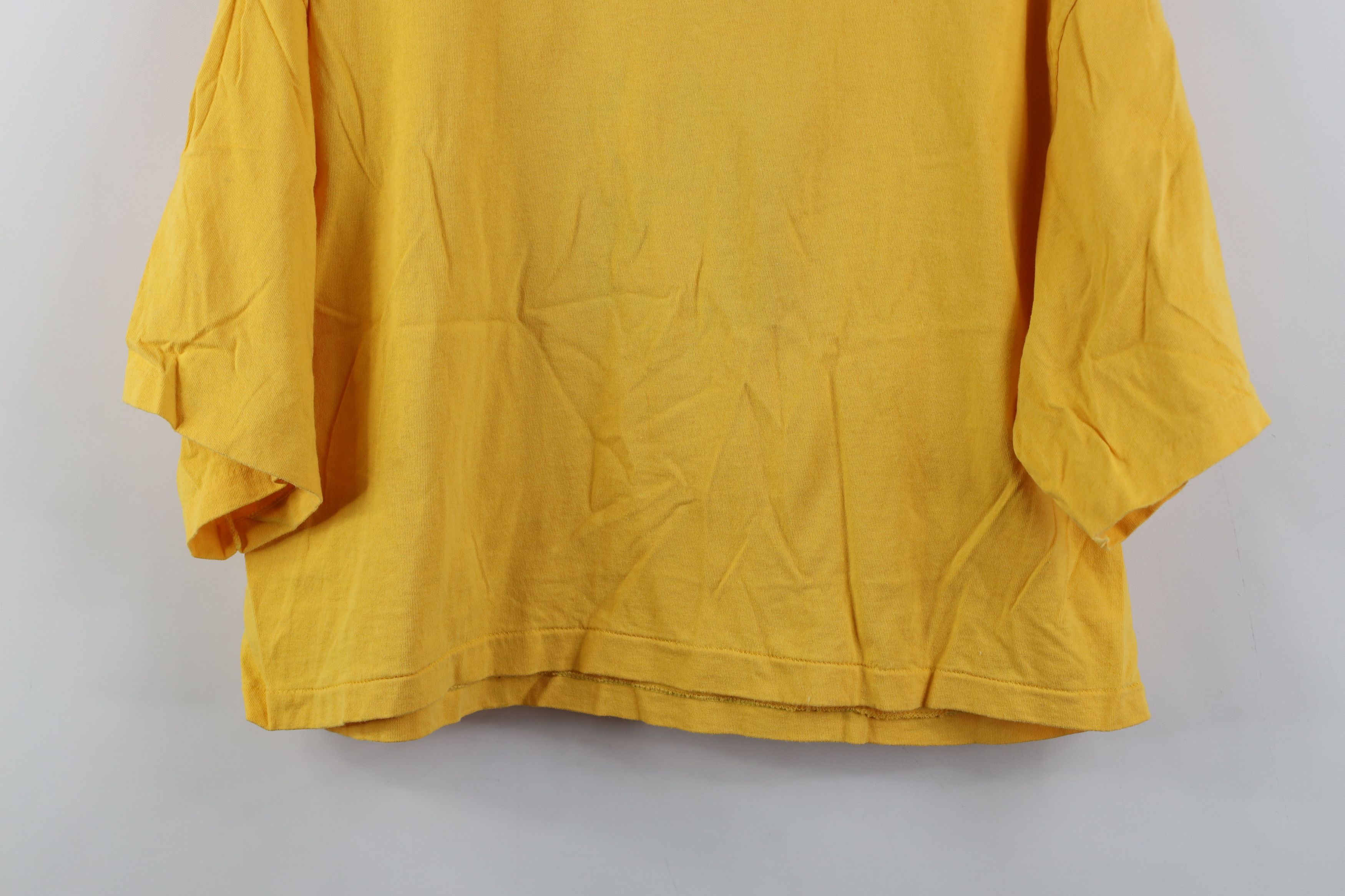 Vintage Vintage 90s Jim Benson Don't Really Care Cropped T-Shirt USA Size ONE SIZE - 14 Thumbnail