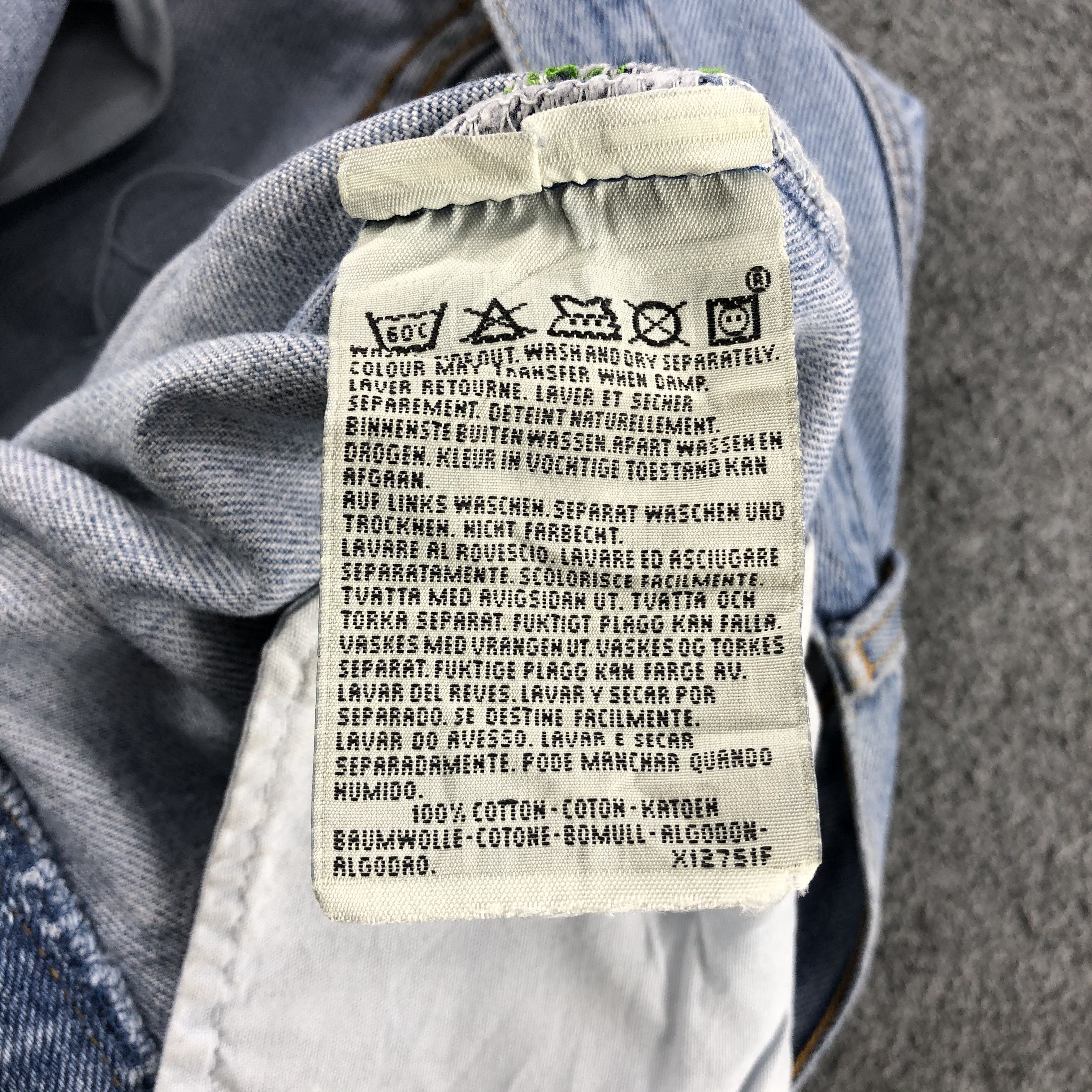 Levi's Vintage 90s Distress Levis 501 Jeans-J1408 Size US 28 / EU 44 - 12 Thumbnail
