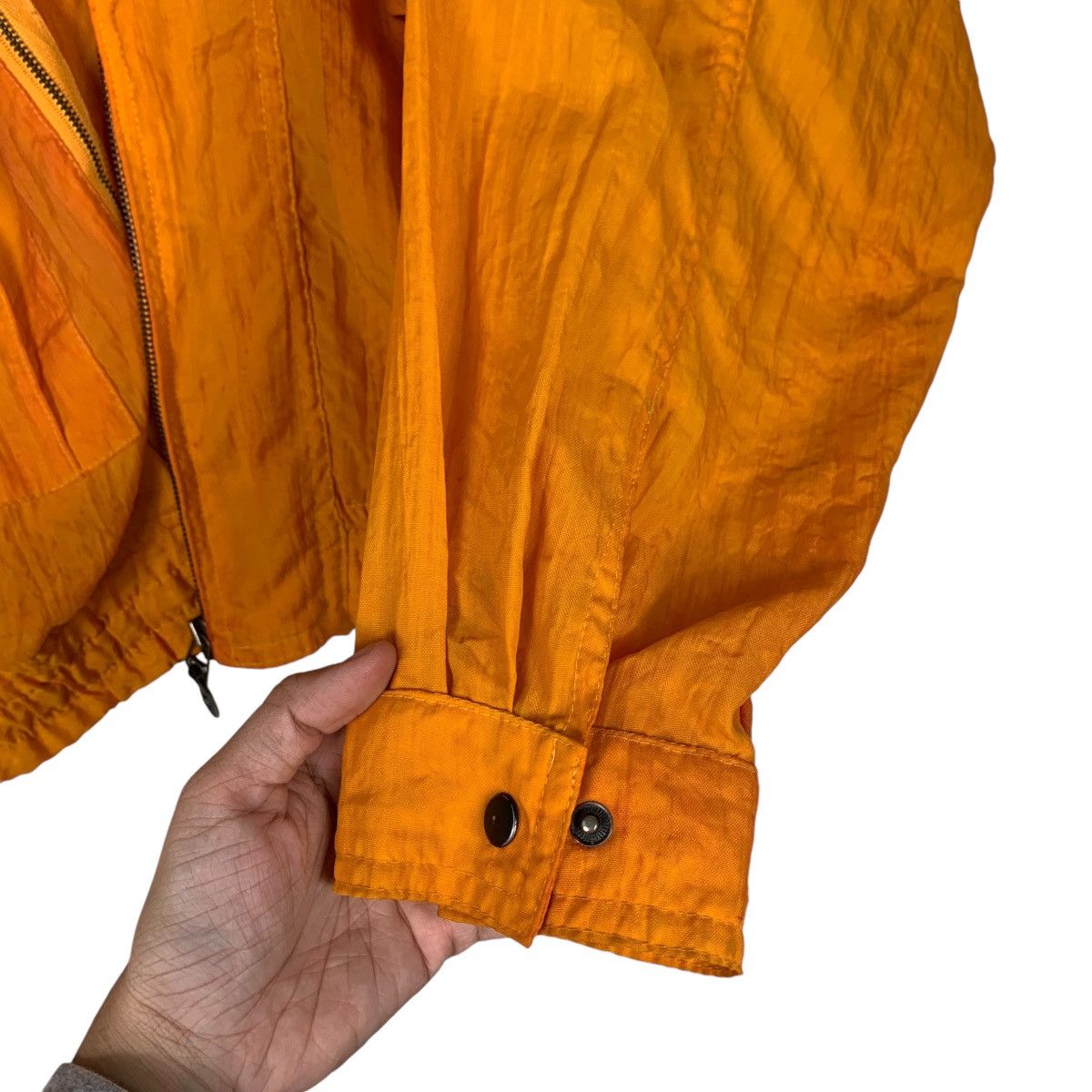 Japanese Brand Vintage POLE PCSMON Orange Parachute Nylon Jacket #1307-C59 Size US XL / EU 56 / 4 - 13 Thumbnail