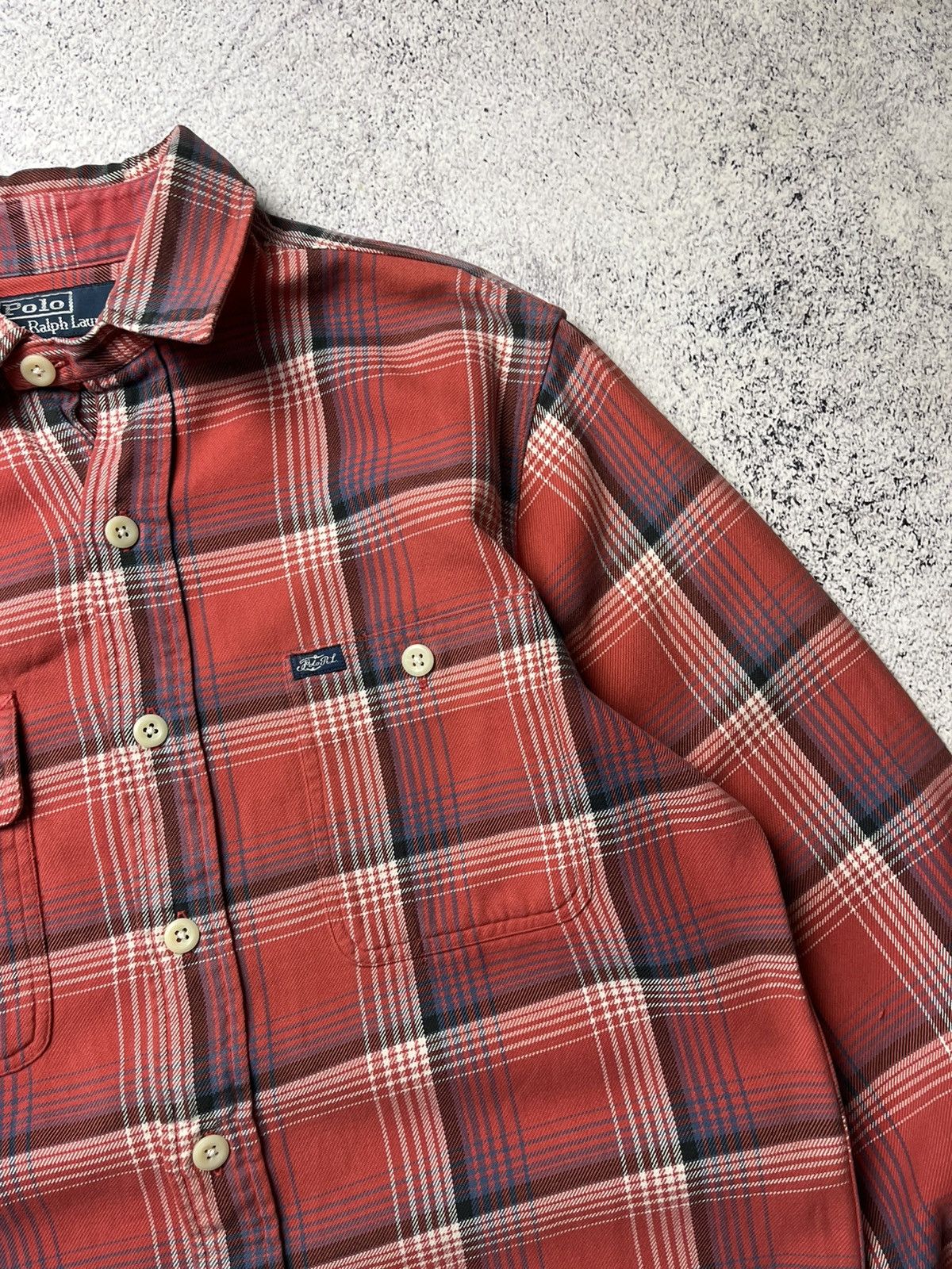 Flannel Men’s Vintage Polo Ralph Lauren Shirt luxury Y2K Size US S / EU 44-46 / 1 - 8 Thumbnail