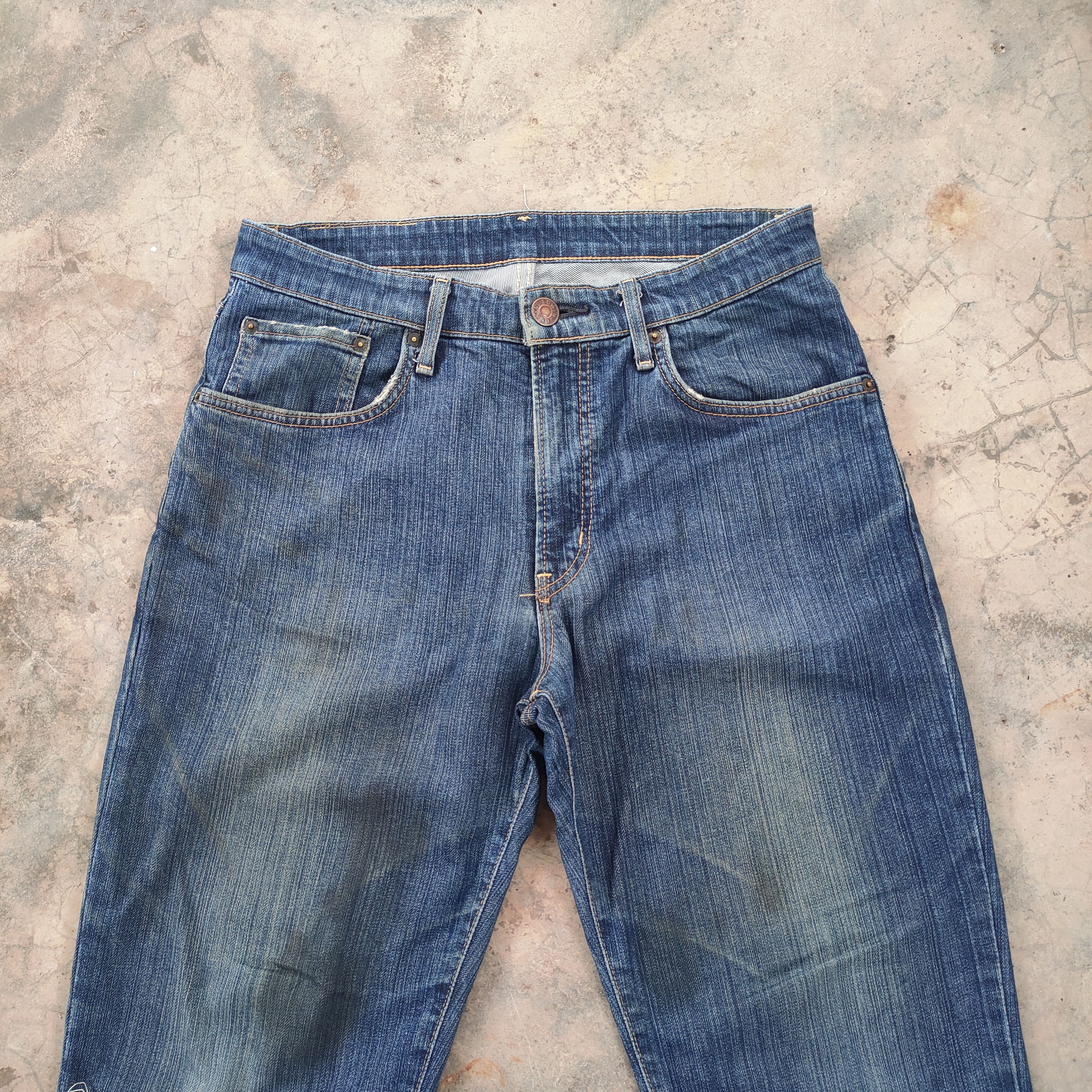 Edwin W32 VINTAGE EDWIN RUSTY FADED DISTRESSED JEAN DENIM PANTS Size US 32 / EU 48 - 3 Thumbnail