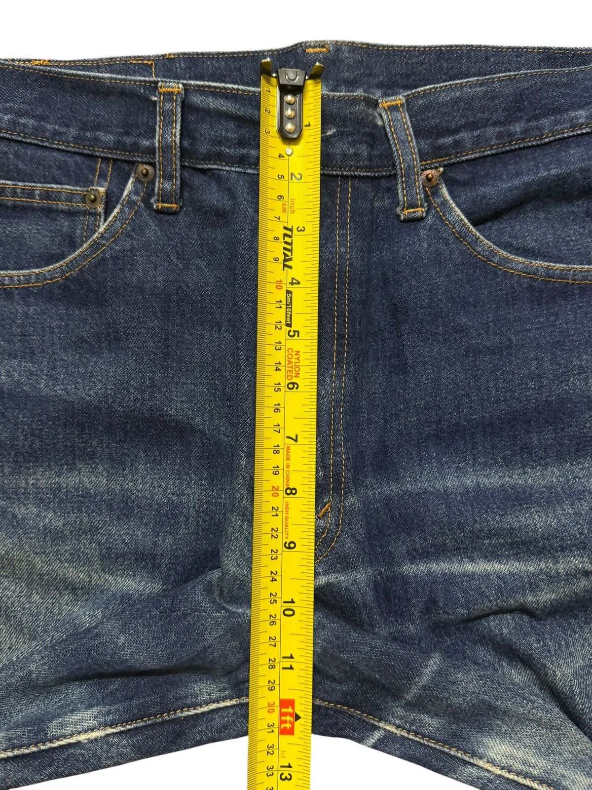 Sugar Cane Vintage 90s Japanese Brand Faded Wash Whisker Wide Leg Jeans Size US 30 / EU 46 - 11 Thumbnail