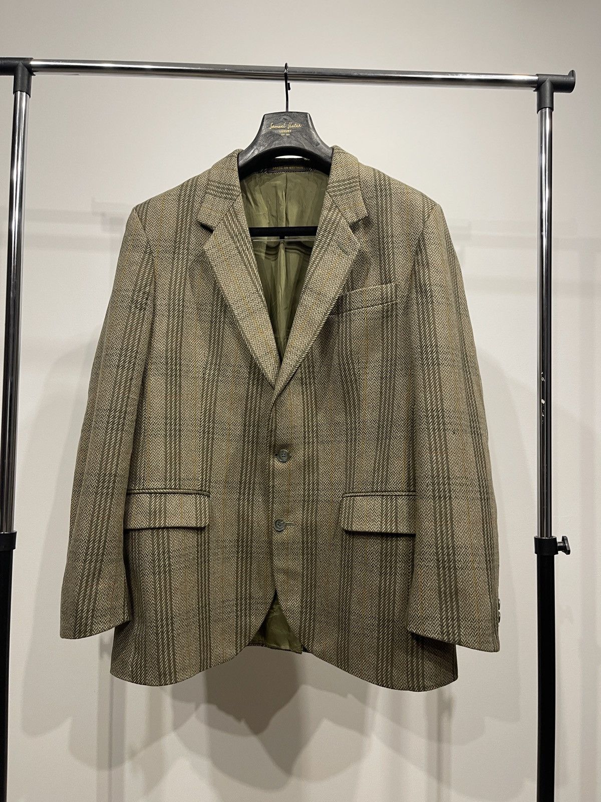 Vintage Vintage Dunn Co sport coat tweed blazer classic wool jacket Size 44R - 1 Thumbnail