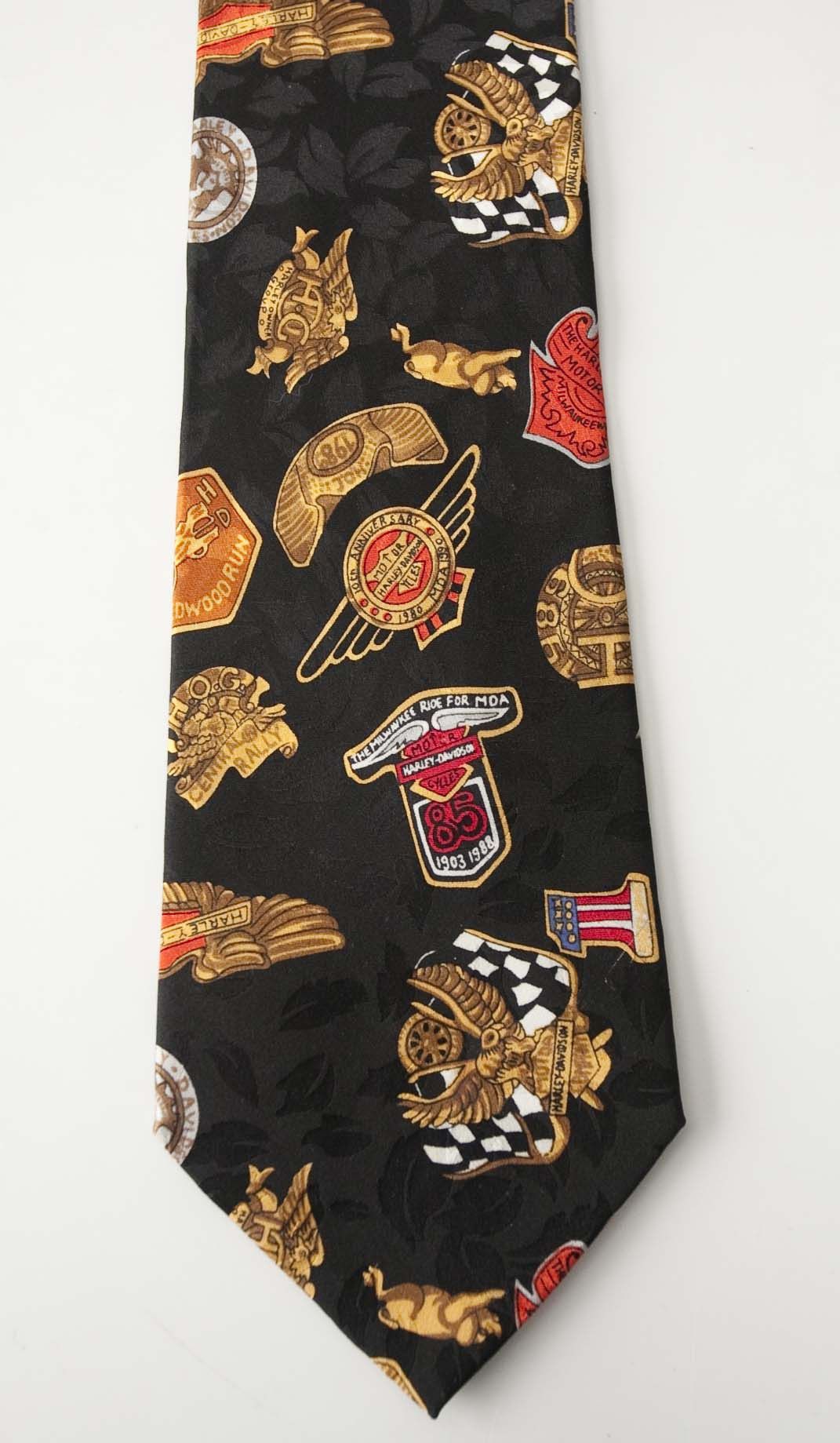 Nicole Miller Harley Davidson Tie Nicole Miller Silk Size ONE SIZE - 2 Thumbnail
