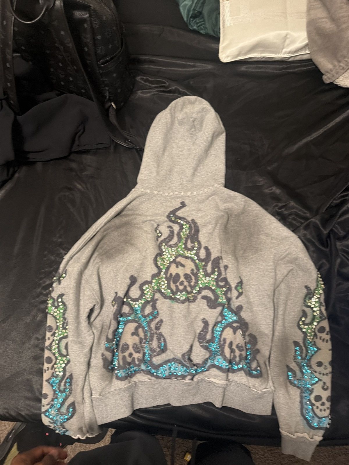 Other Grey Dead Flame Zipup Jacket Suckafree Size US L / EU 52-54 / 3 - 1 Thumbnail