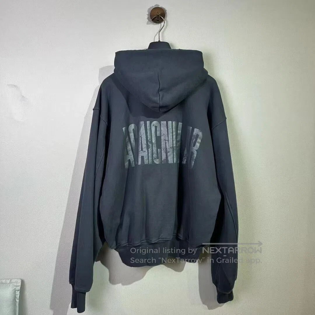 Balenciaga Balenciaga Reversed Letter Zip Hoodie. Size US XXS / EU 40 - 2 Thumbnail