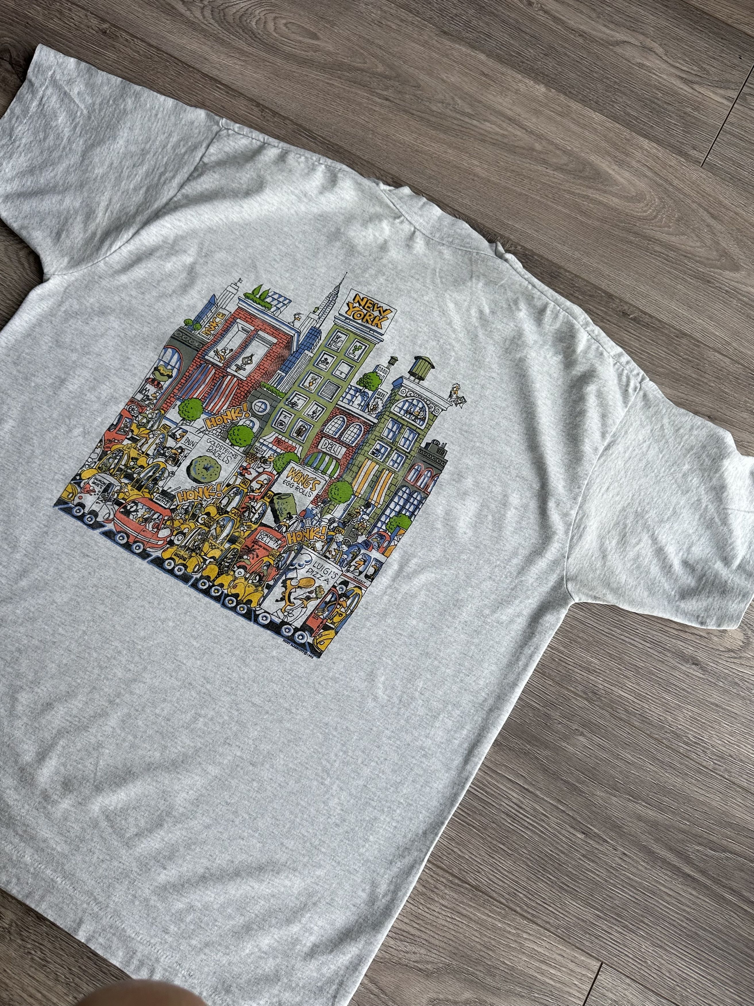 Vintage New York EMPIRE STATE BUILDING vintage t shirt Size US XL / EU 56 / 4 - 6 Thumbnail