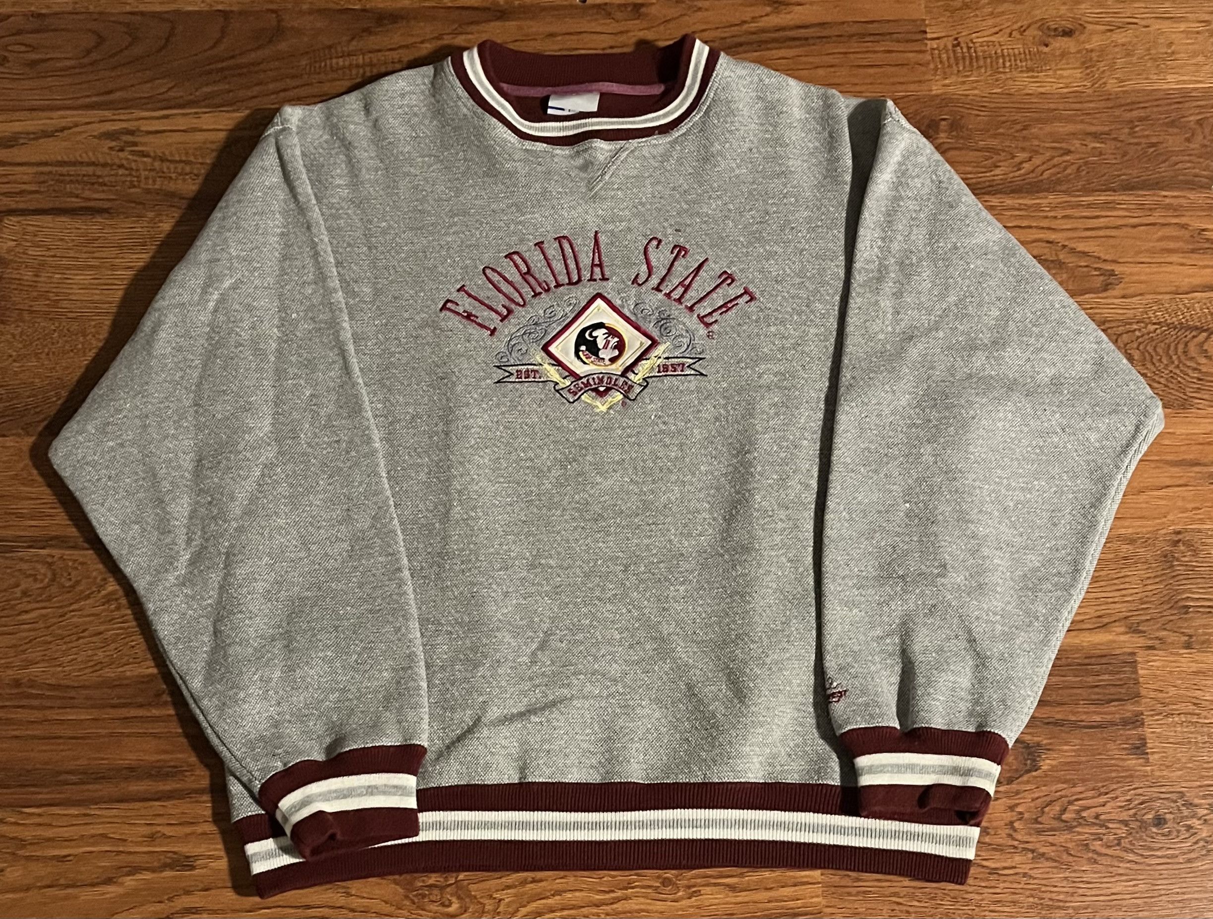 Other Vintage Florida State Seminoles pullover Midwest Embroidery Size US M / EU 48-50 / 2 - 1 Thumbnail
