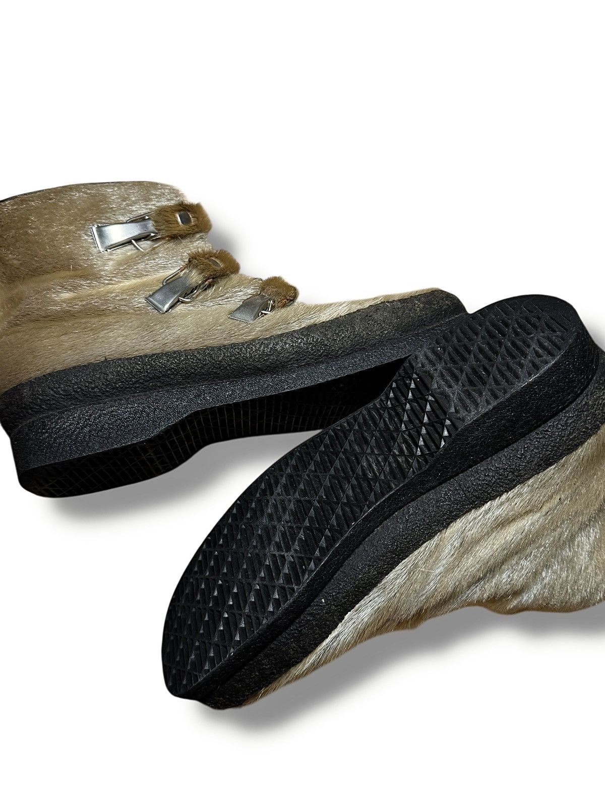 Japanese Brand Archive Avantgarde Faux Fur Vintage Y2K Boots Size US 10.5 / IT 40.5 - 7 Thumbnail