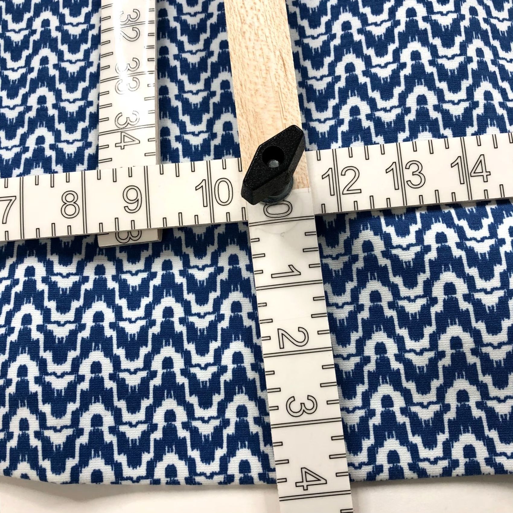 Talbots Talbots Dress Plus 1X? Sleeveless A-Line Knee Length Blue All Over Print Size XL / US 12-14 / IT 48-50 - 7 Thumbnail