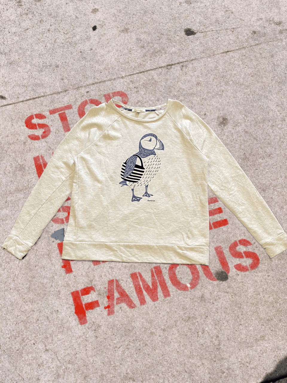 Barbour BARBOUR Graphic Crewneck Sweatshirt Size XL / US 12-14 / IT 48-50 - 1 Thumbnail