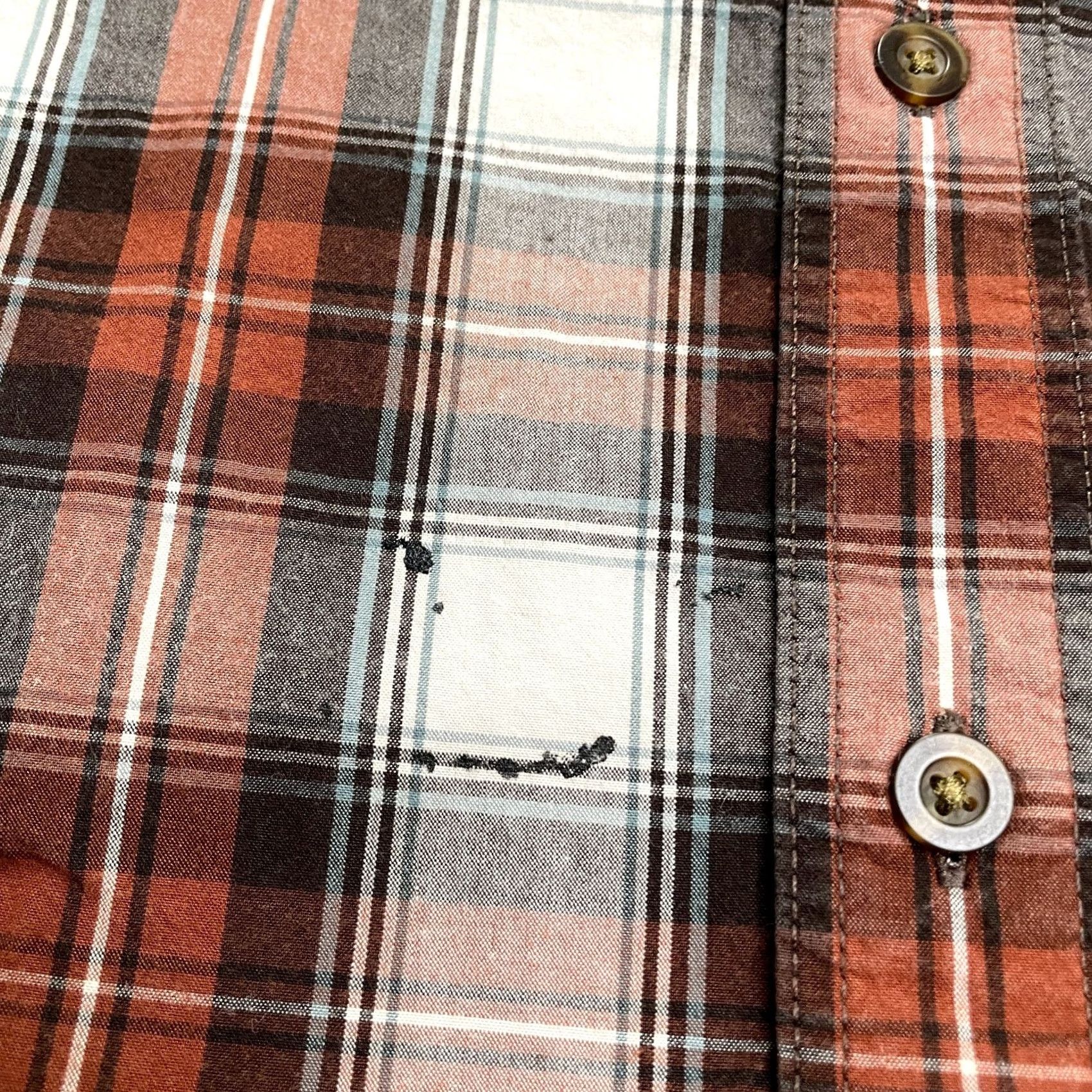 Carhartt Carhartt Shirt Mens XL Multicolor Plaid Short Sleeve Relaxed Button-Up Casual Cotton Outdoor Size US XL / EU 56 / 4 - 4 Thumbnail