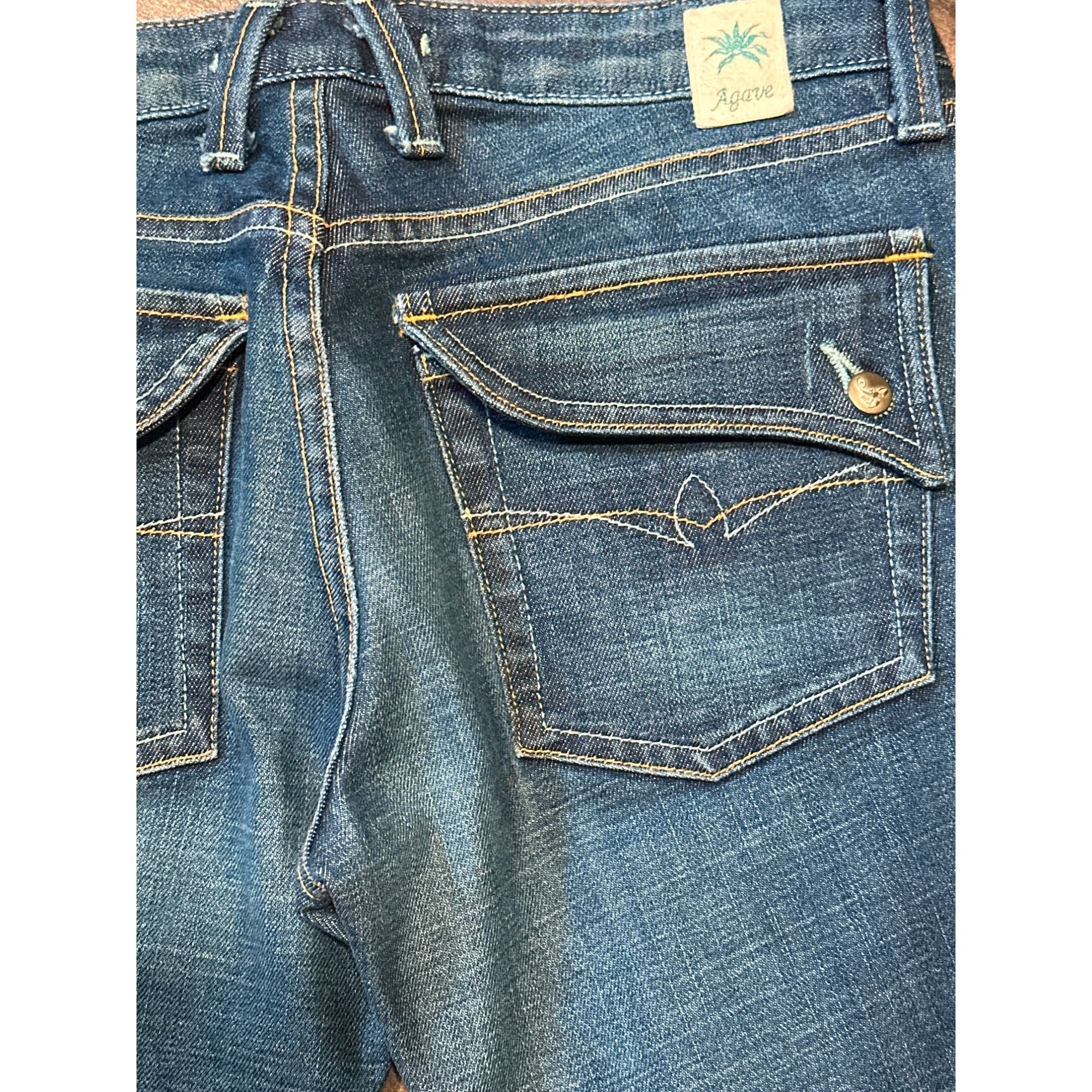 Agave Agave Slim Fit Boot Cut Jeans Montecito Supima Cotton CFlex Size 26" / US 2 / IT 38 - 13 Thumbnail