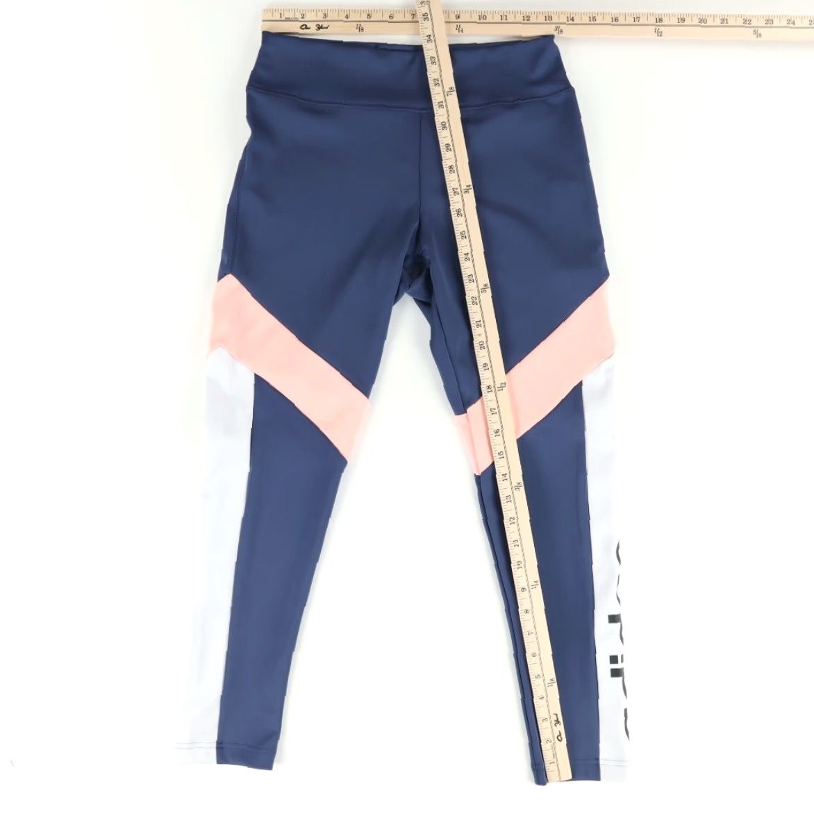 Adidas Adidas Climalite Crop Leggings Navy Blue Colorblock Women's M Size 32" / US 10 / IT 46 - 3 Thumbnail