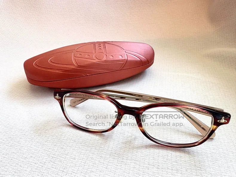 Vivienne Westwood Vivienne Westwood Y2K Saturn Tortoise Bookworm Vintage Gla Size ONE SIZE - 2 Thumbnail
